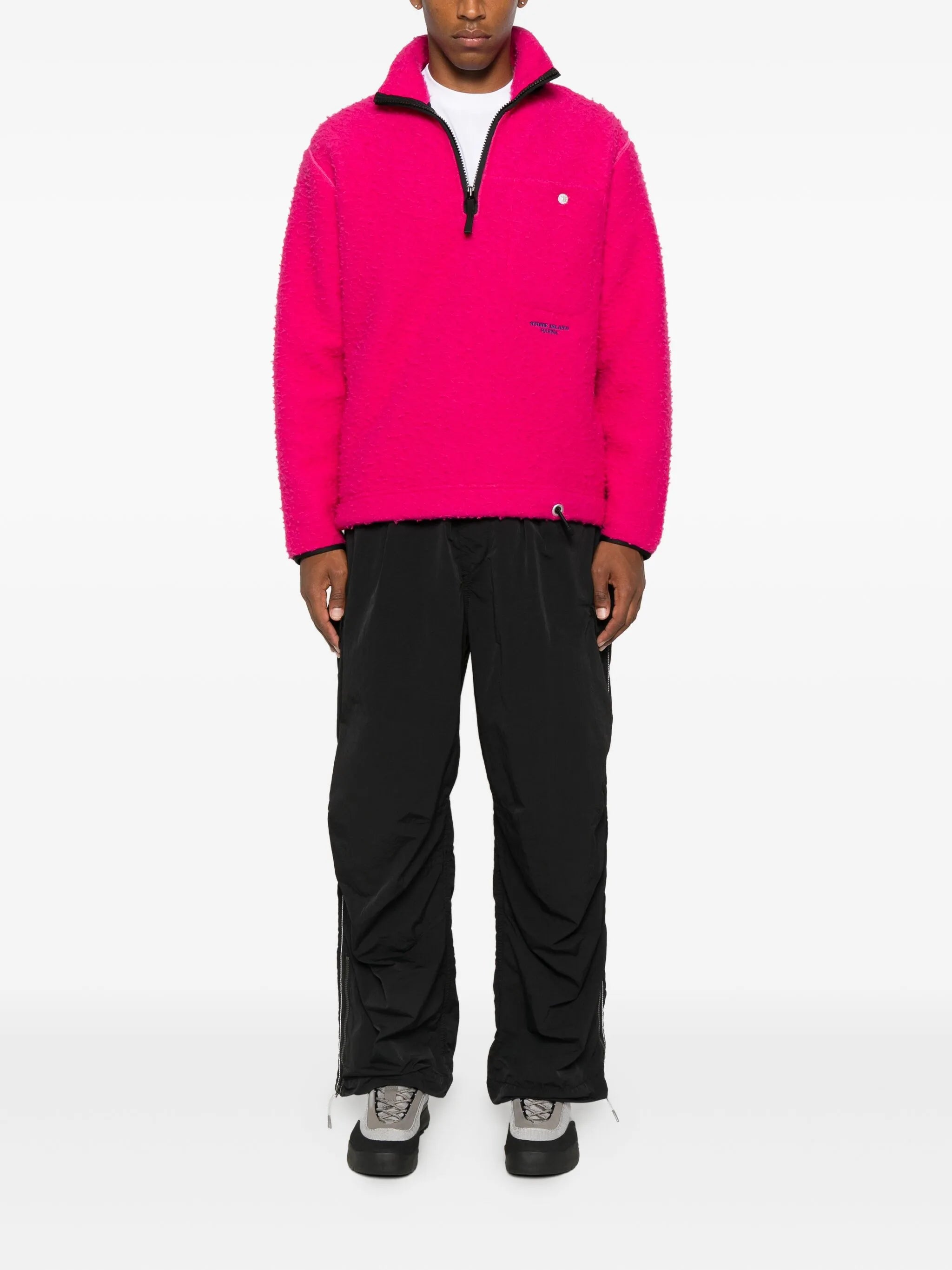 Marina half-zip fleece sweatshirt