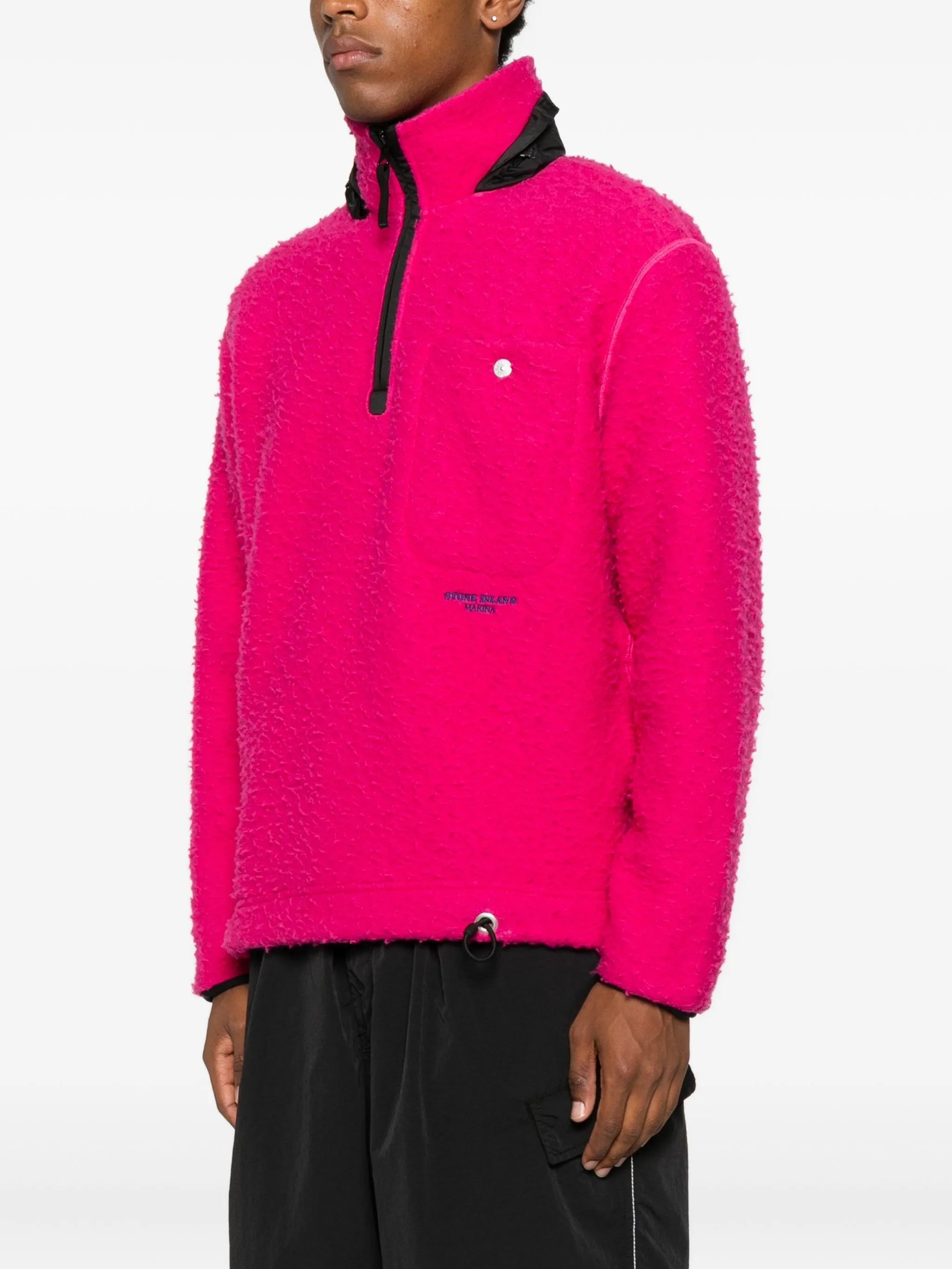 Marina half-zip fleece sweatshirt