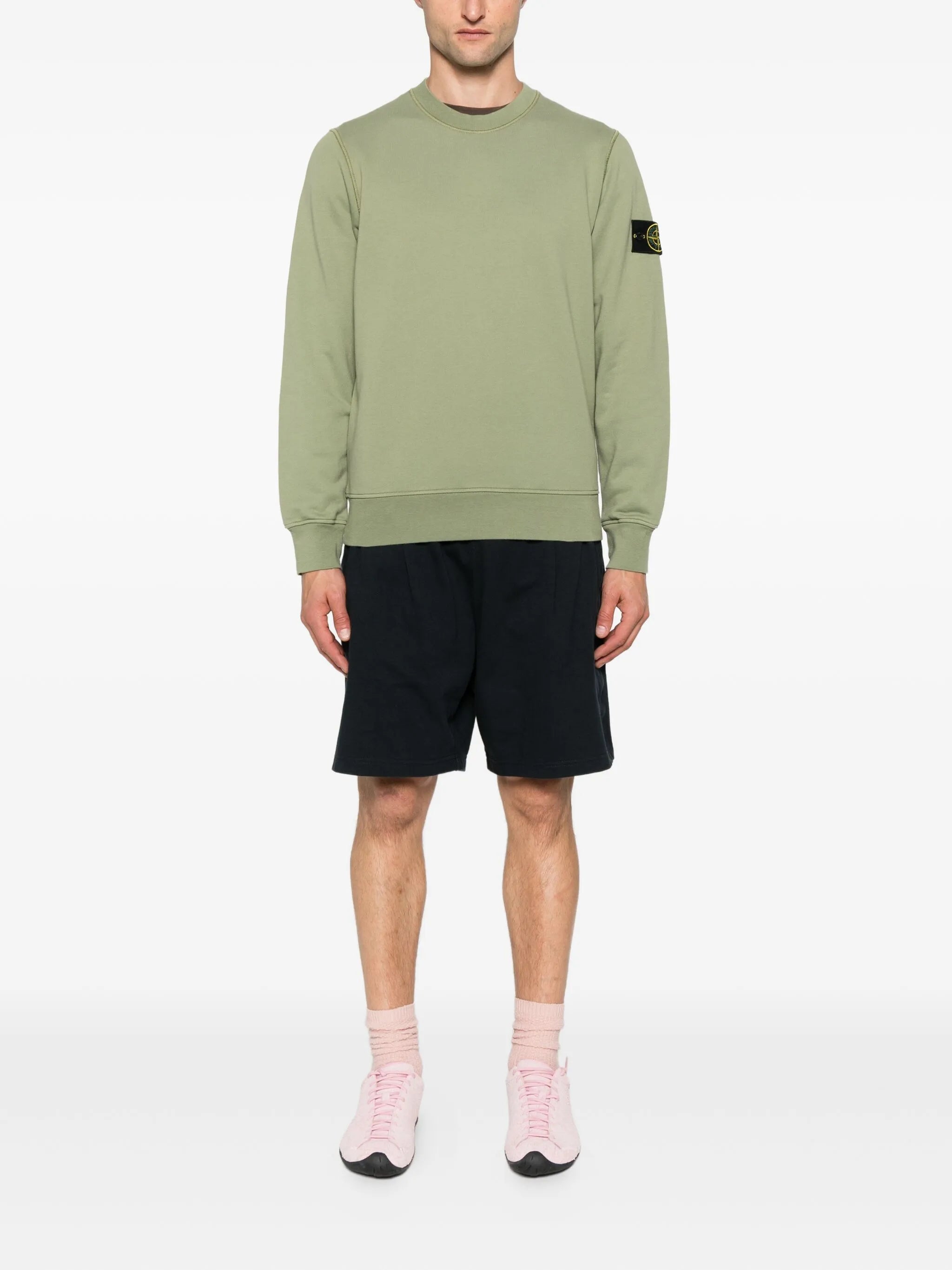 Compass-badge sweatshirt