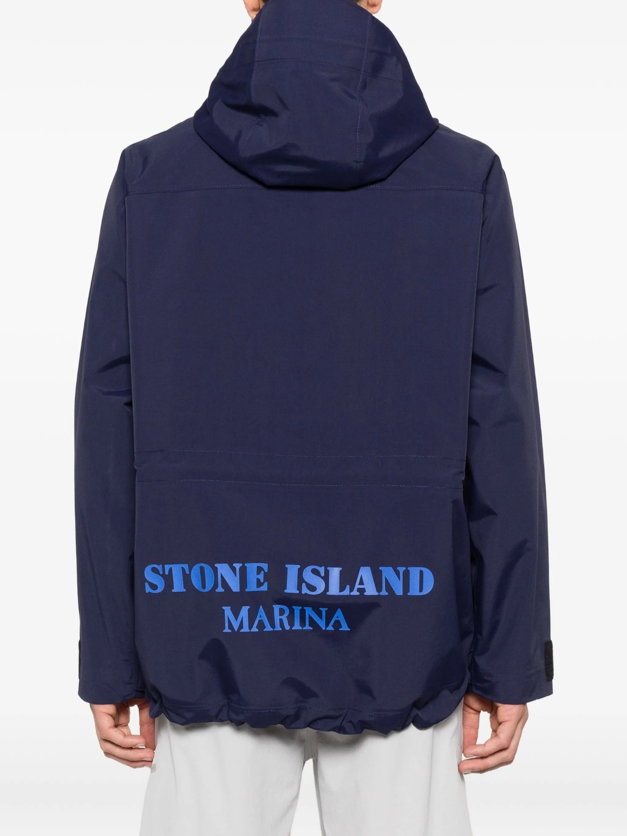 Marina hooded panelled jacket