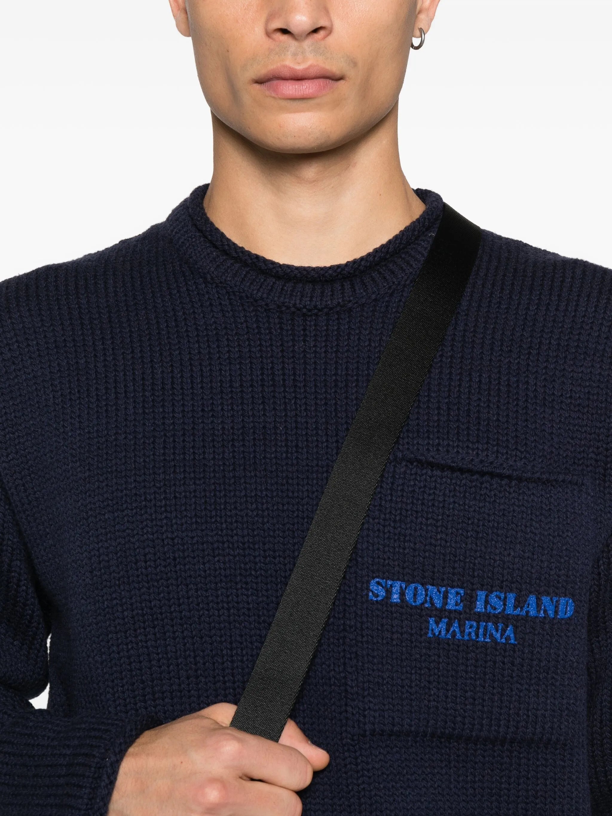 logo-print sweater
