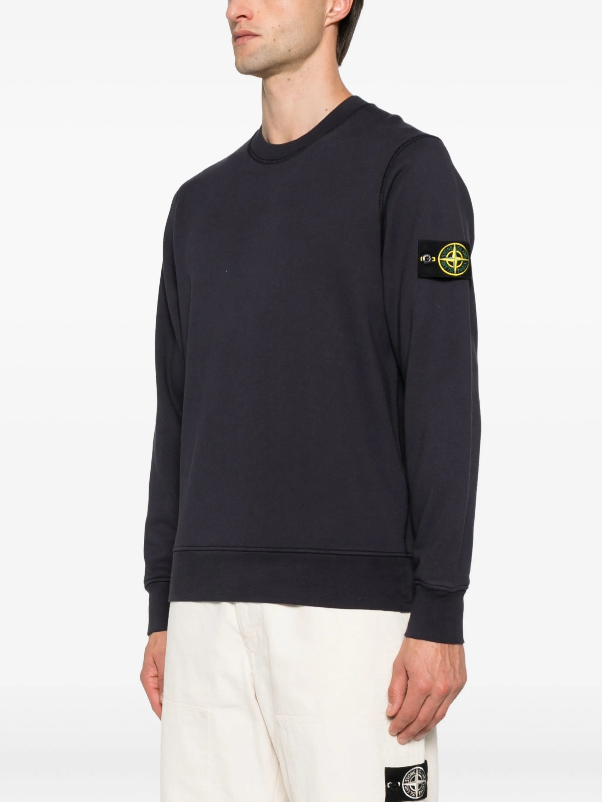Compass-badge sweatshirt