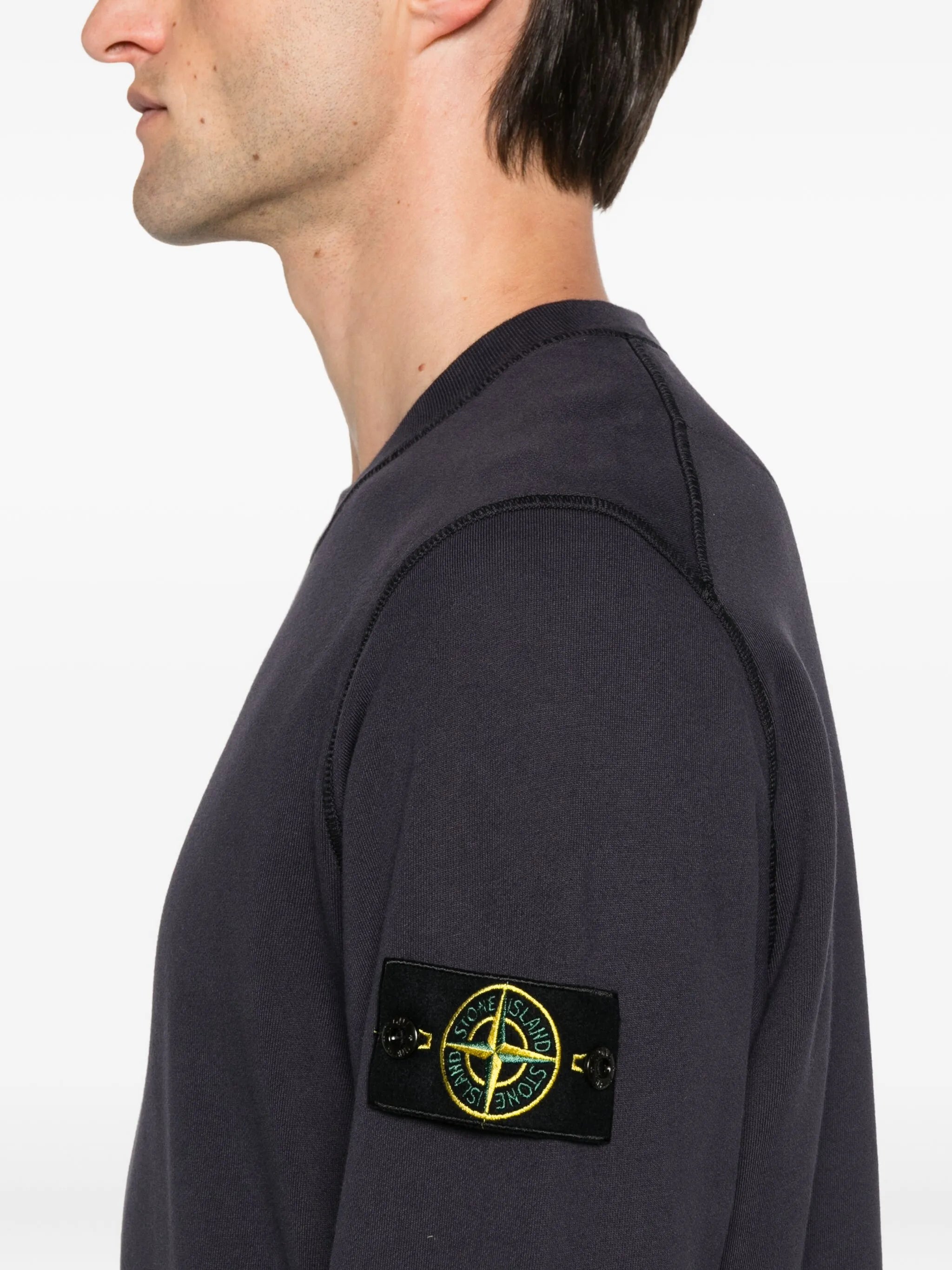 Compass-badge sweatshirt