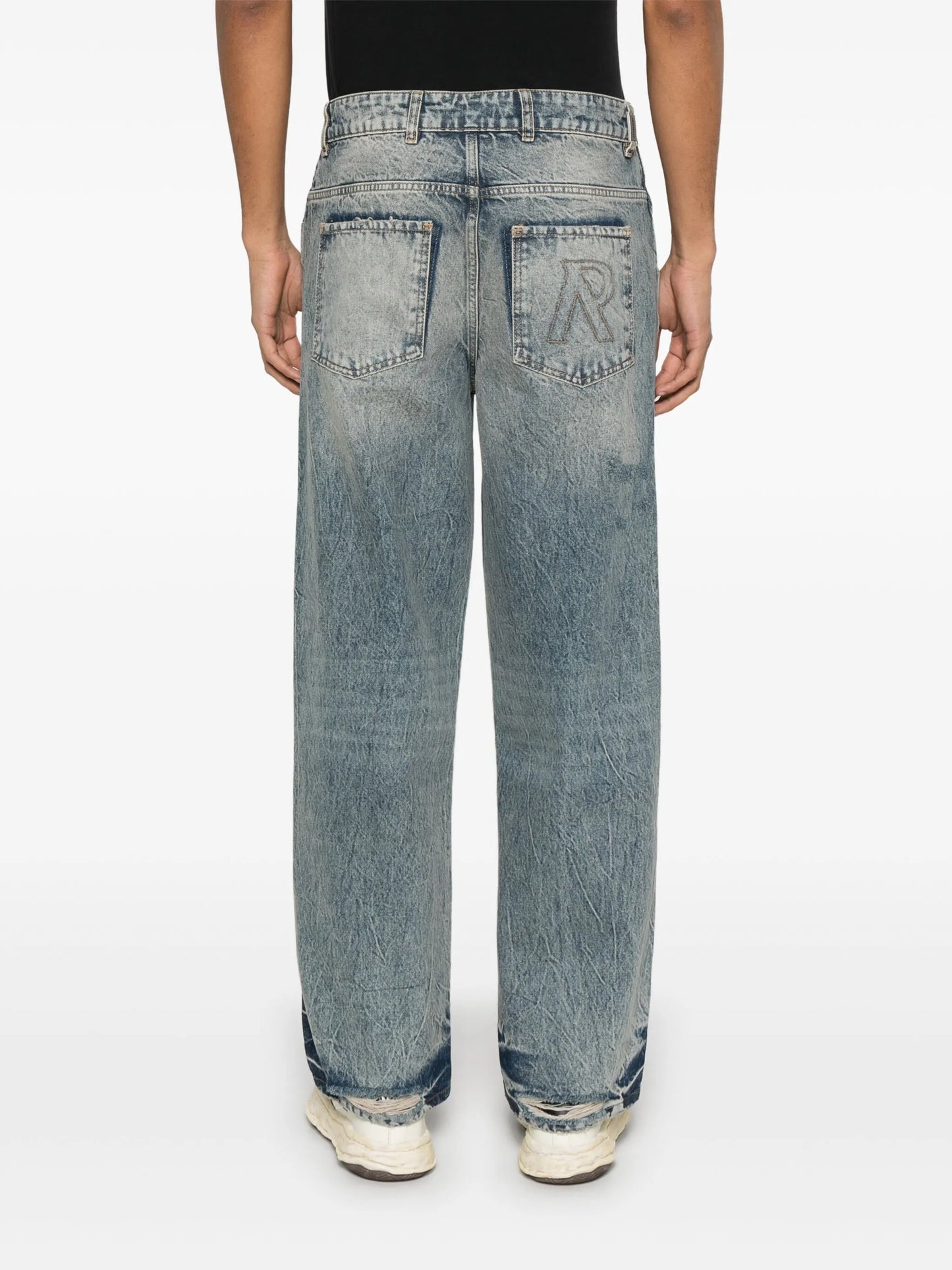R3 distressed jeans