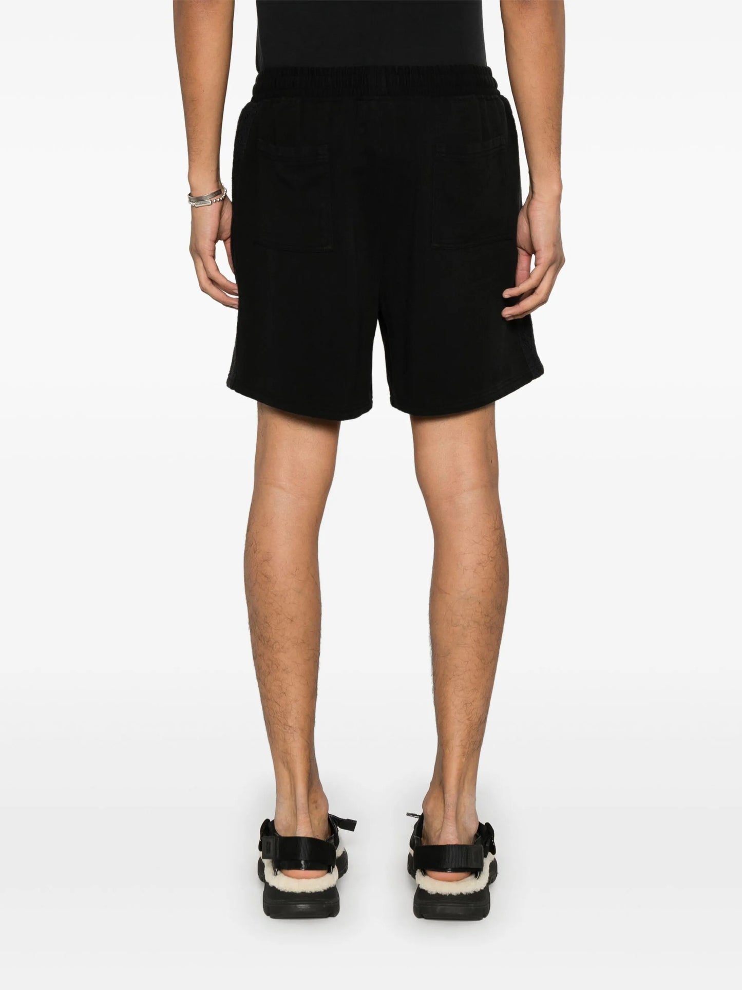 knitted-detail shorts