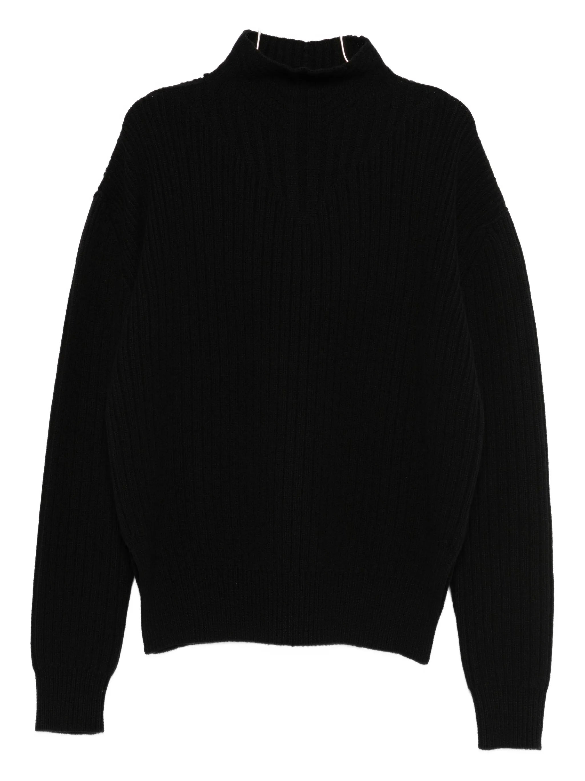 high-neck sweater