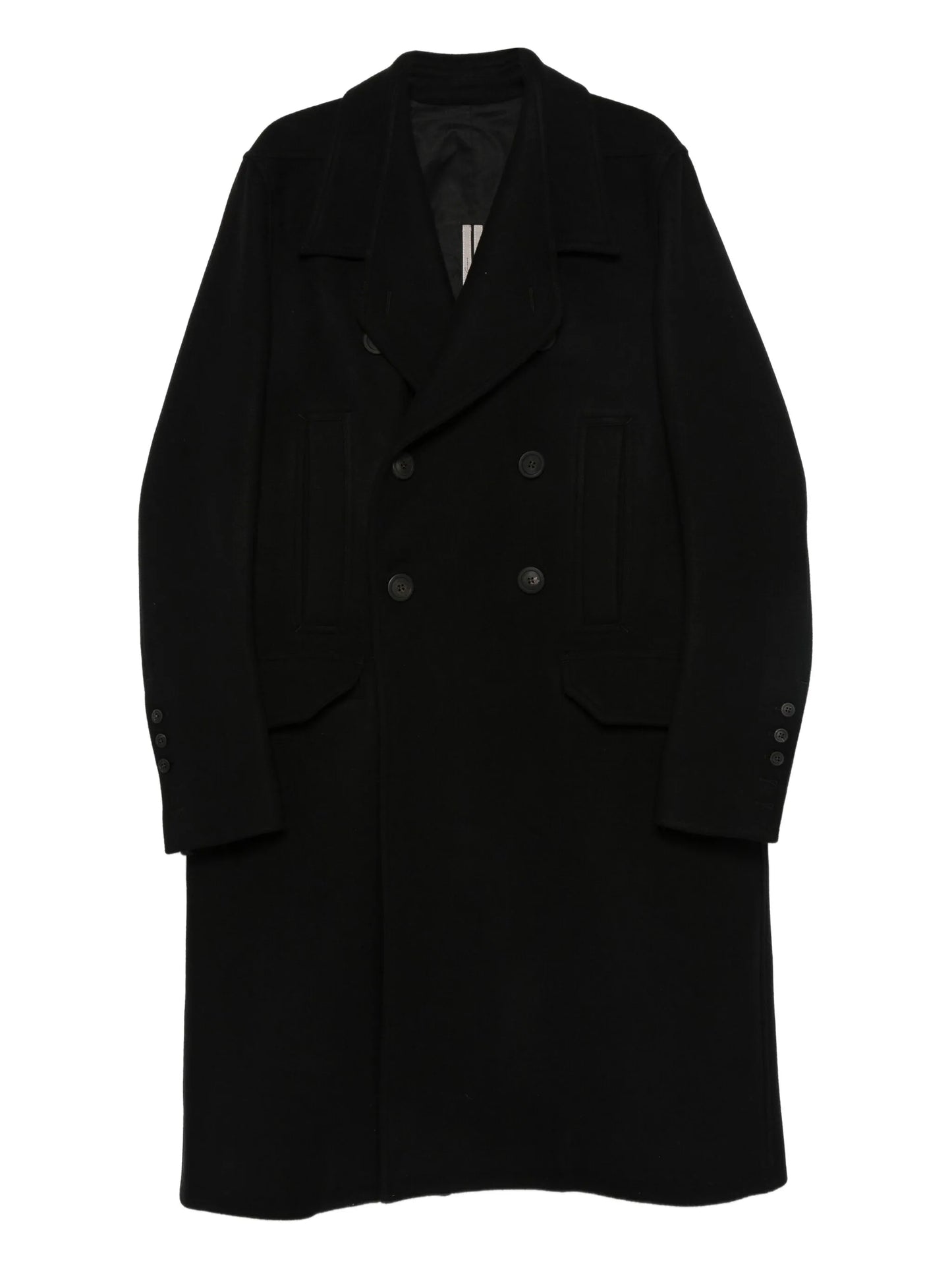 double-breasted coat