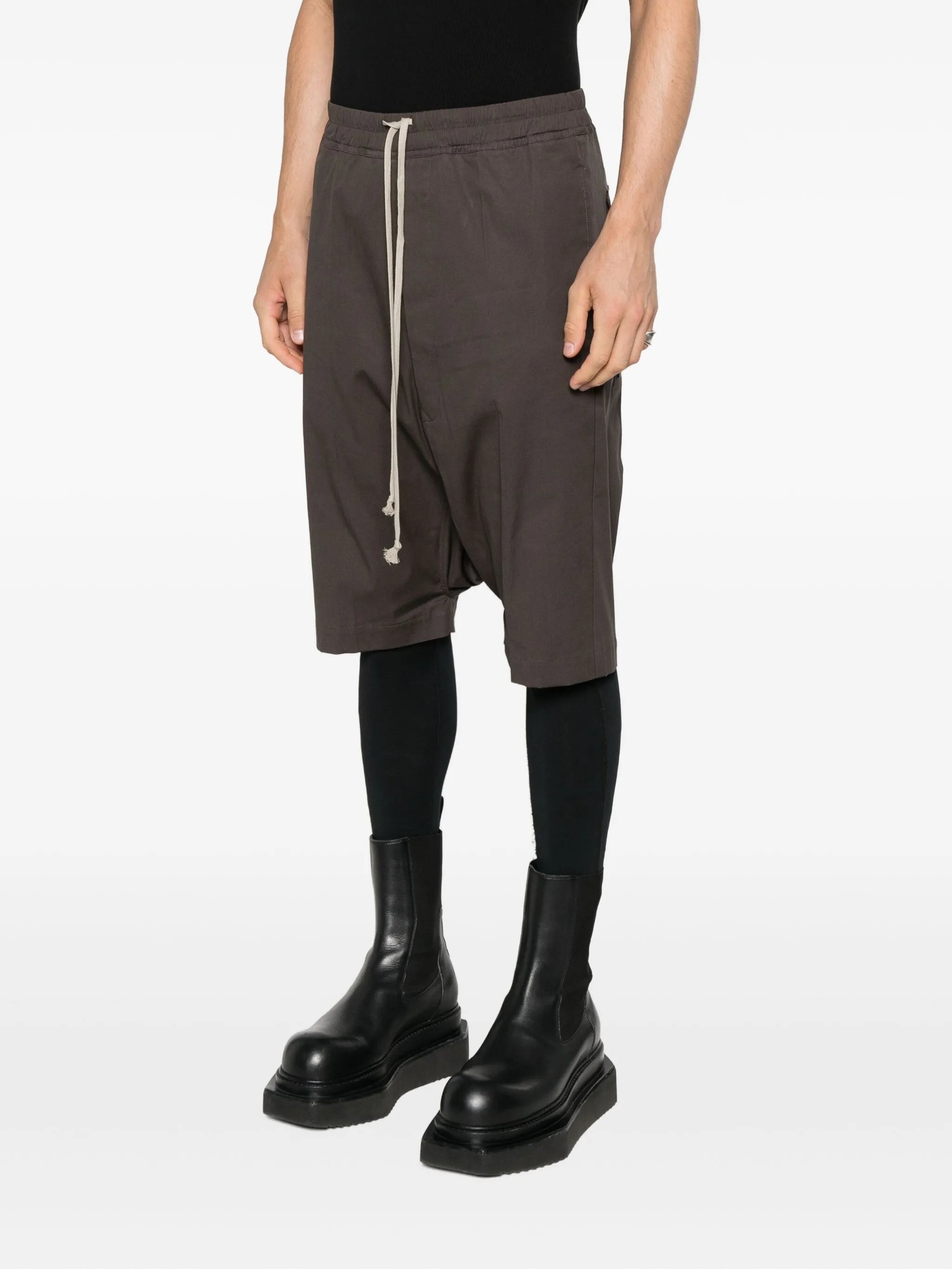 drawstring bermuda shorts