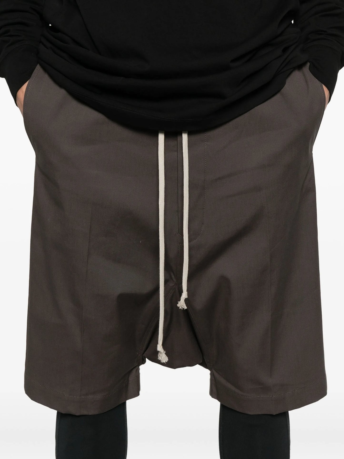 drawstring bermuda shorts