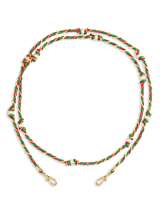 14K gold Mauli necklace