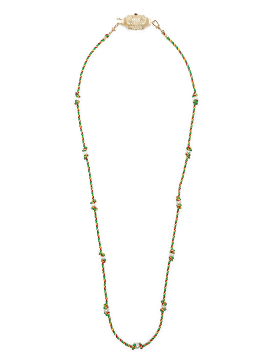 14K gold Mauli necklace