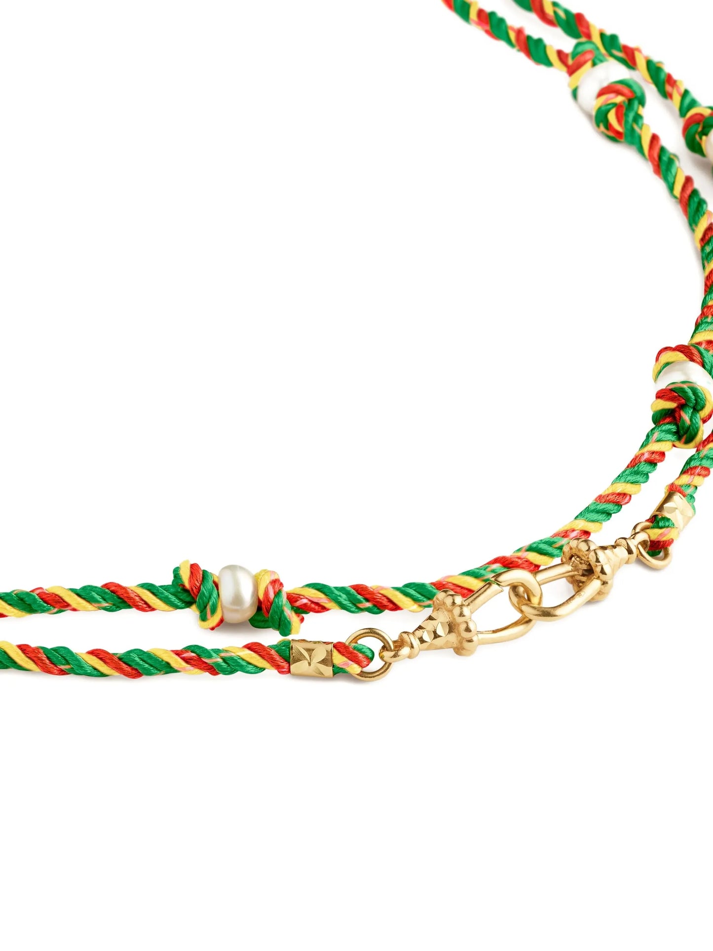 14K gold Mauli necklace
