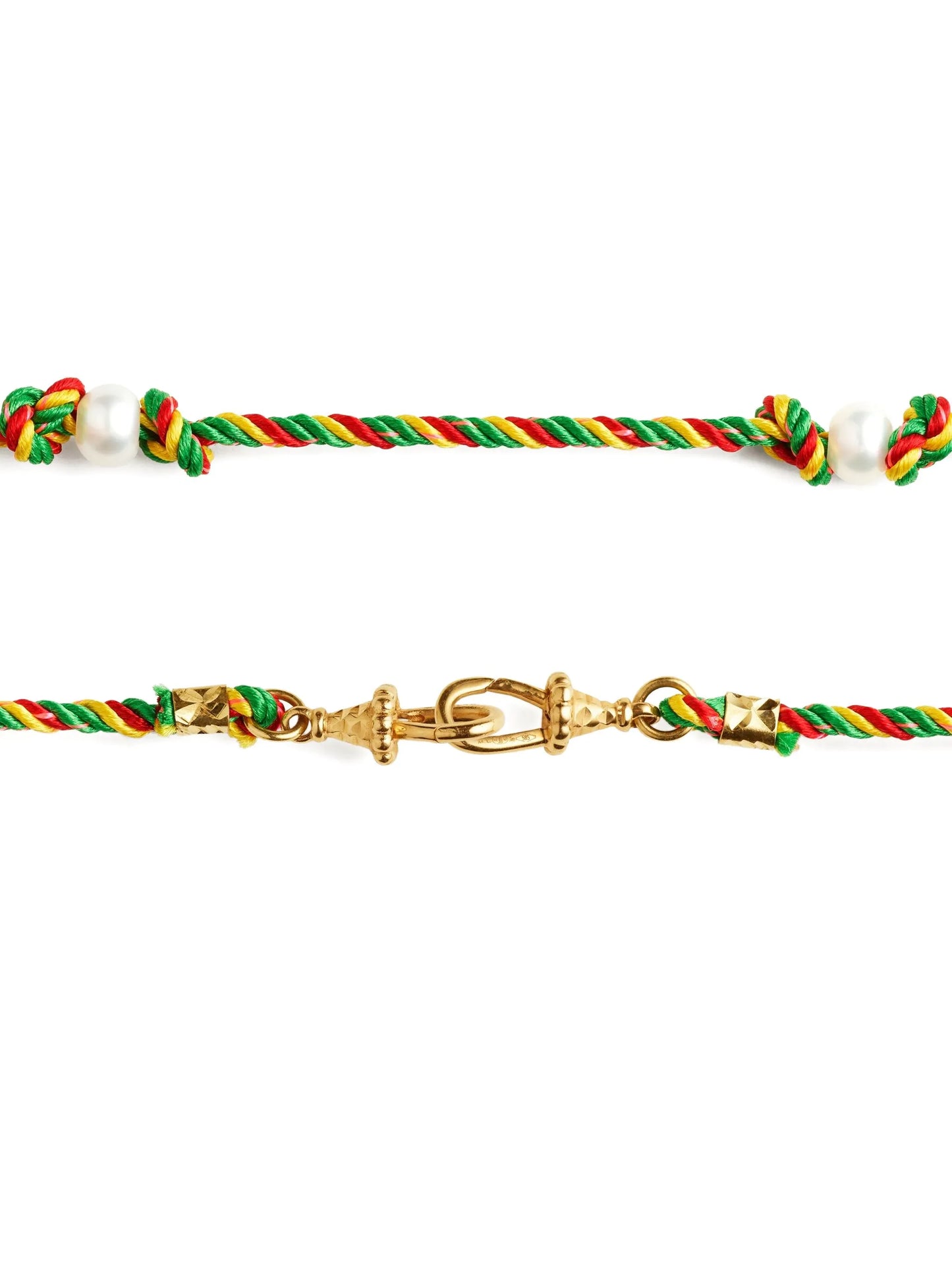 14K gold Mauli necklace