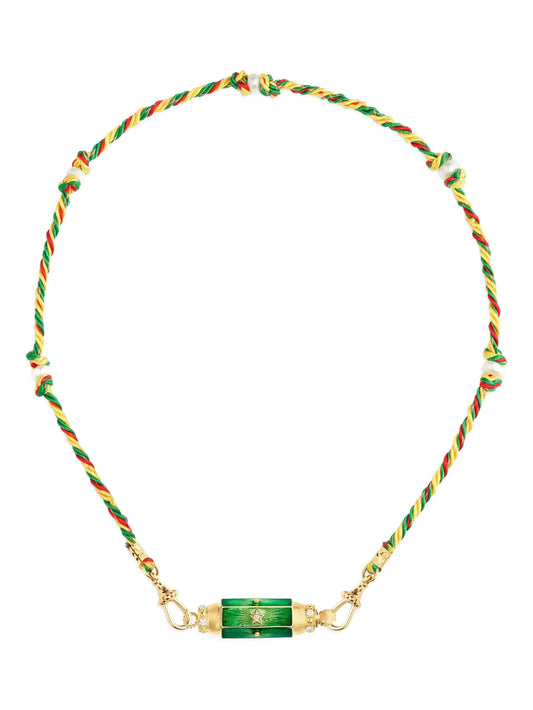 14K gold Mauli necklace
