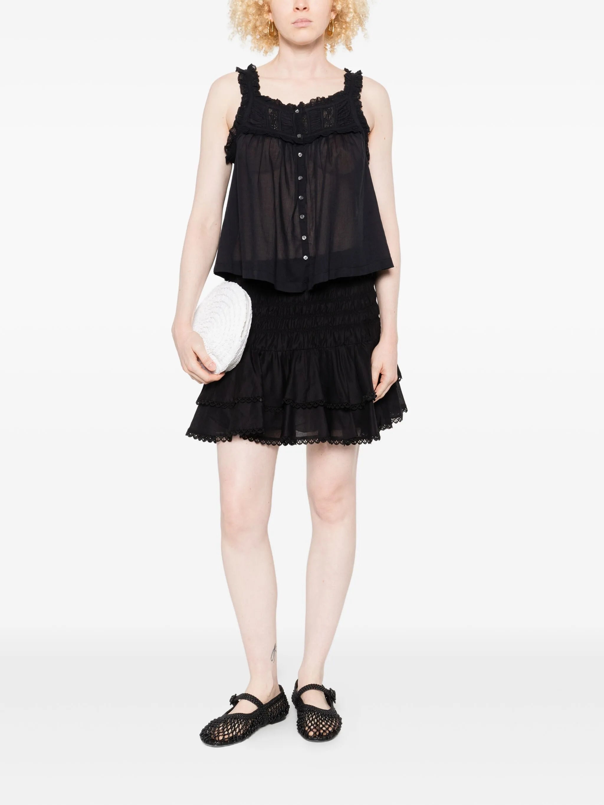 Fidella cropped blouse