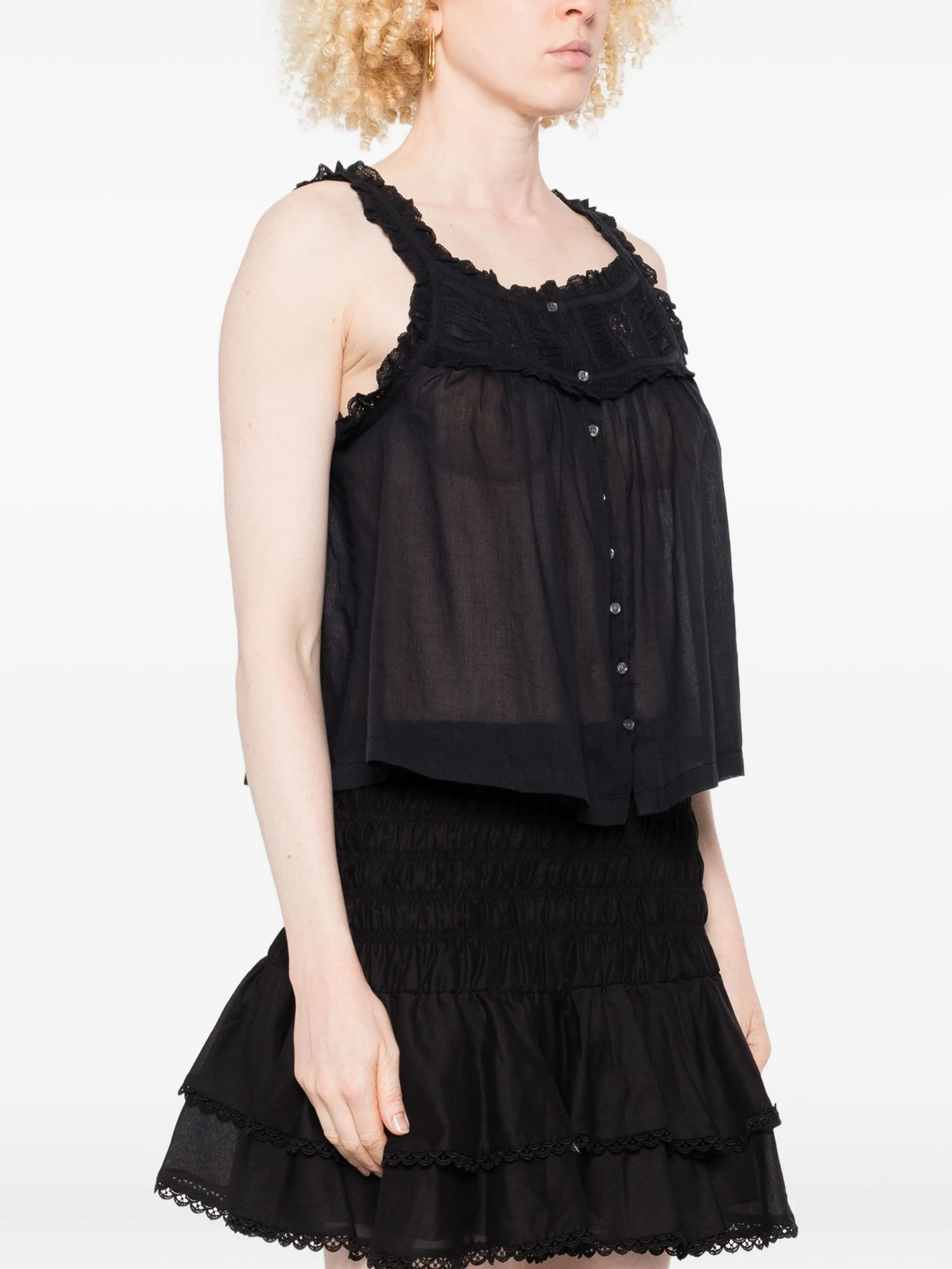 Fidella cropped blouse