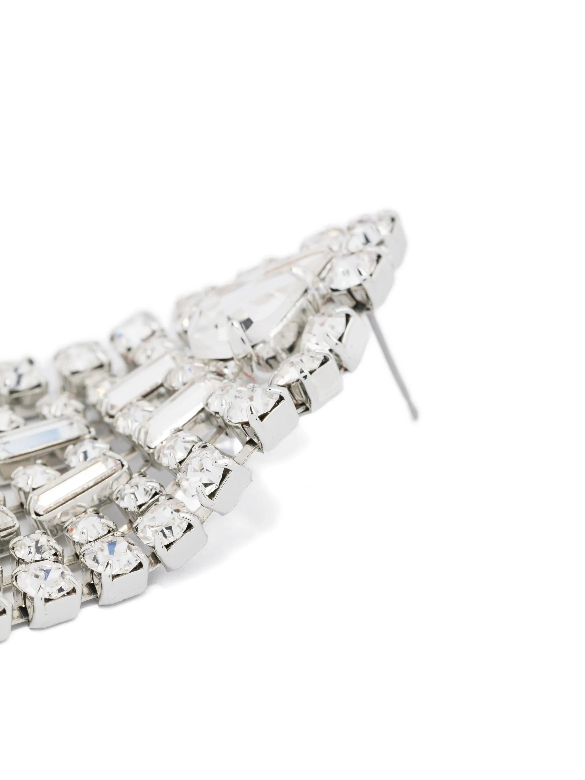 crystal-embellished earrings