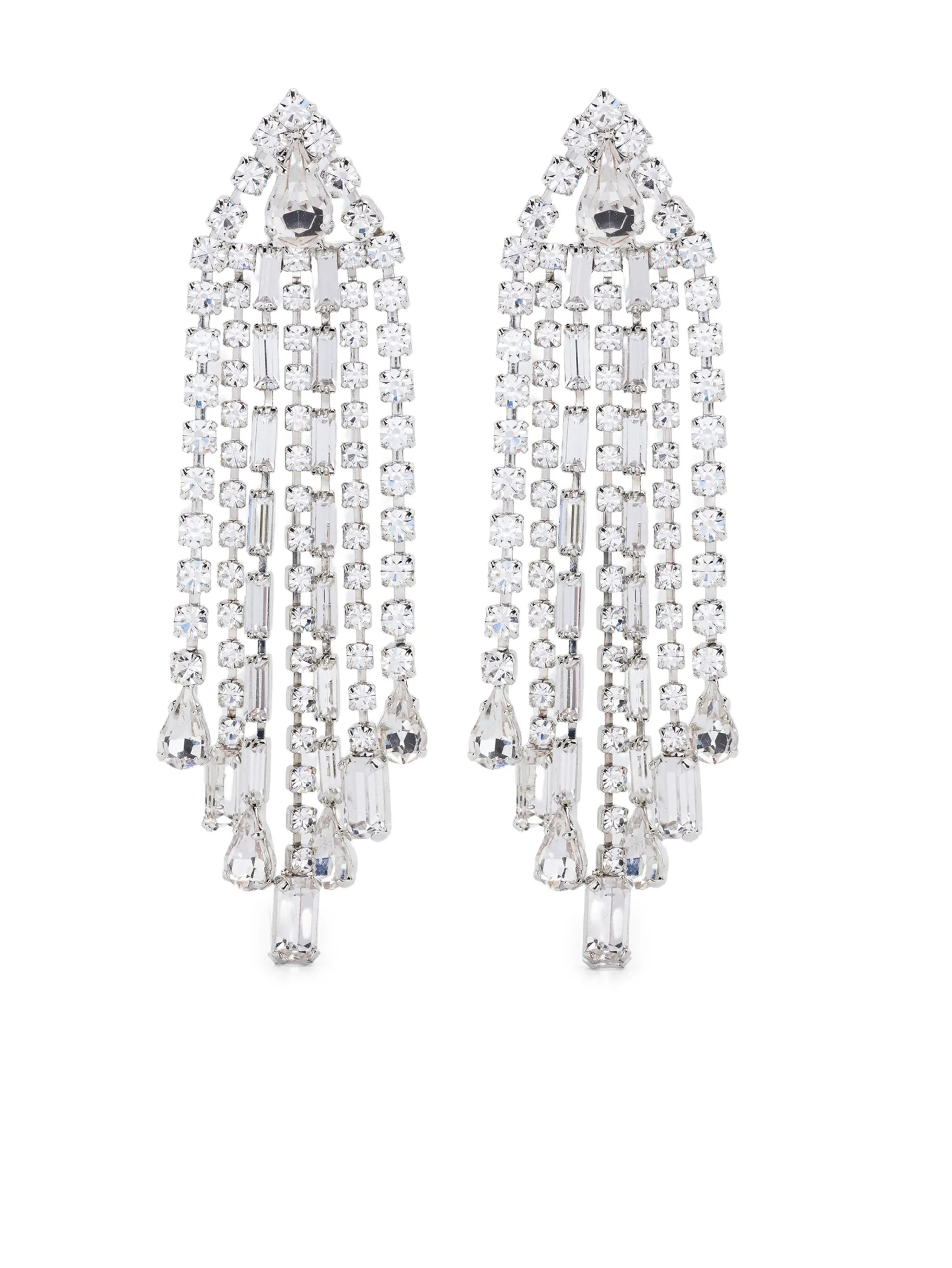 crystal-embellished earrings