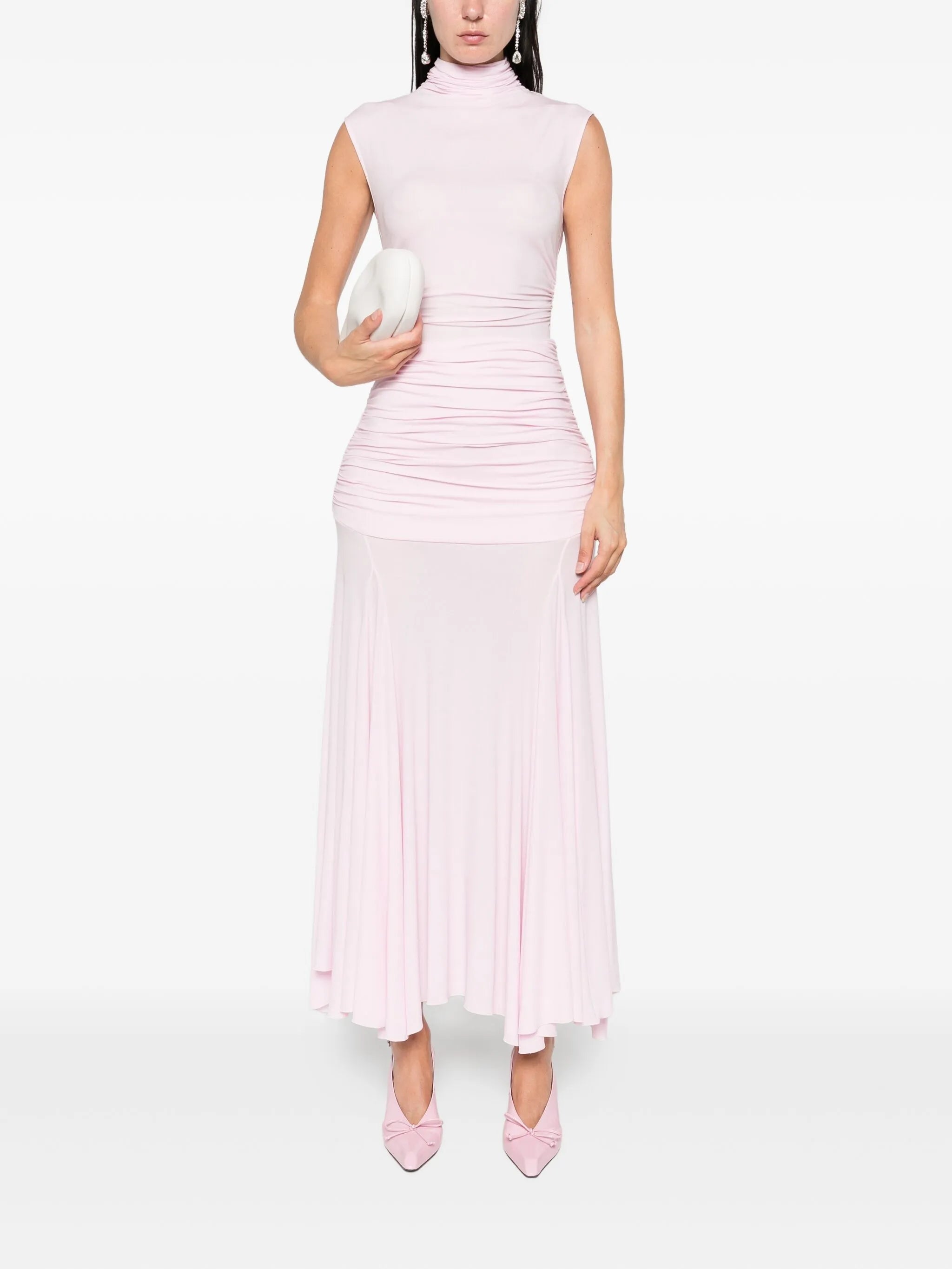 silk midi dress