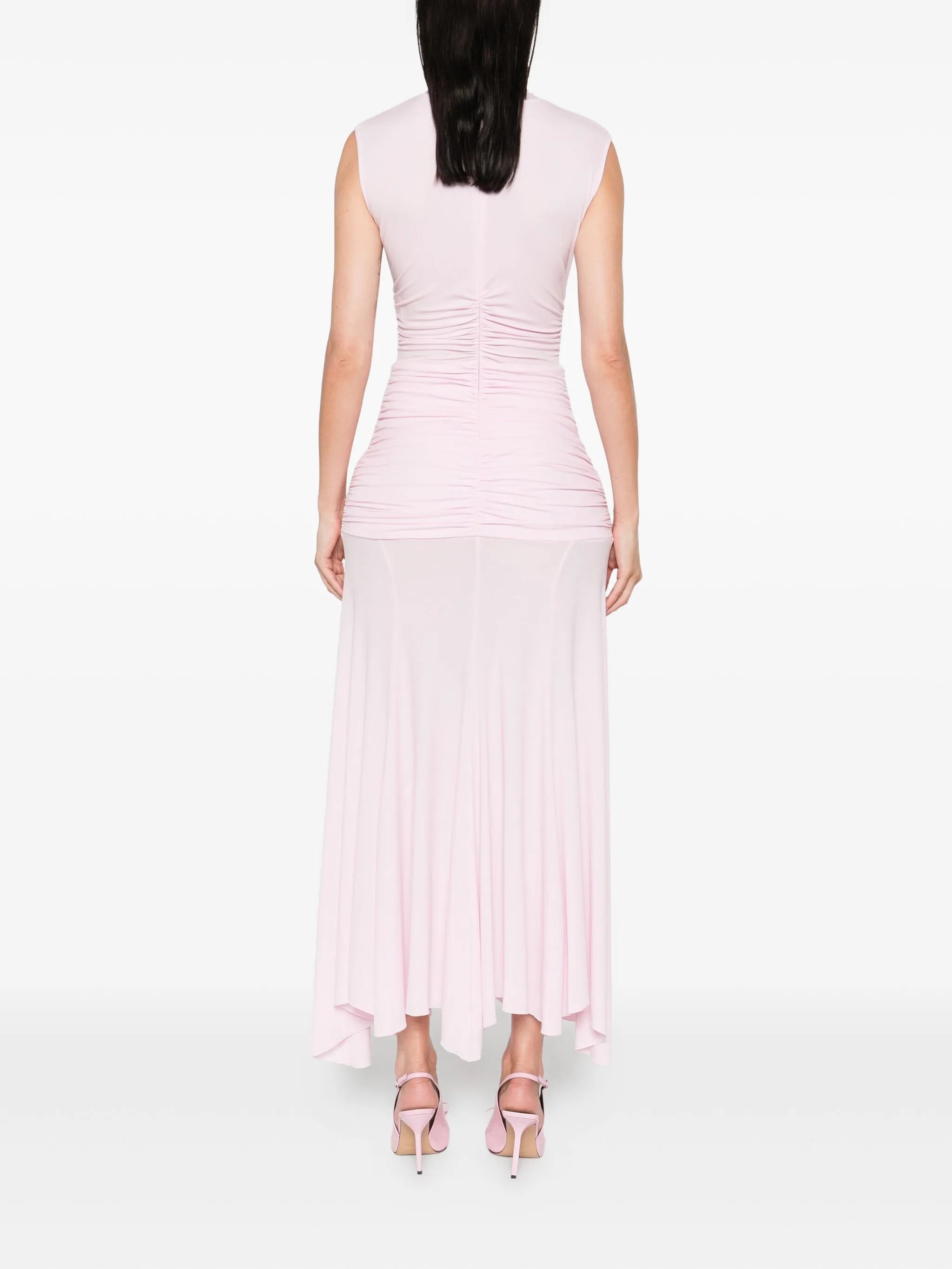 silk midi dress