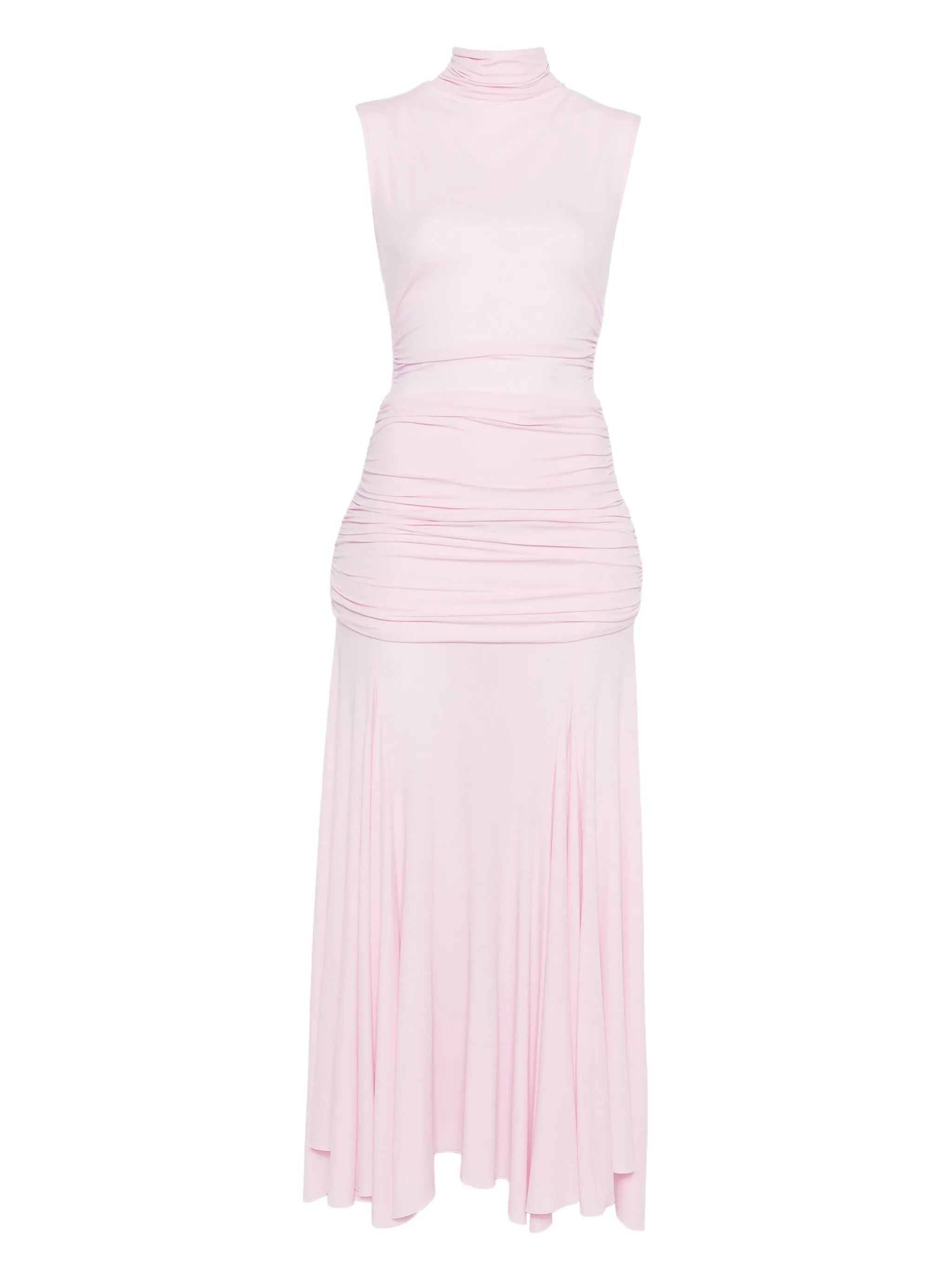 silk midi dress
