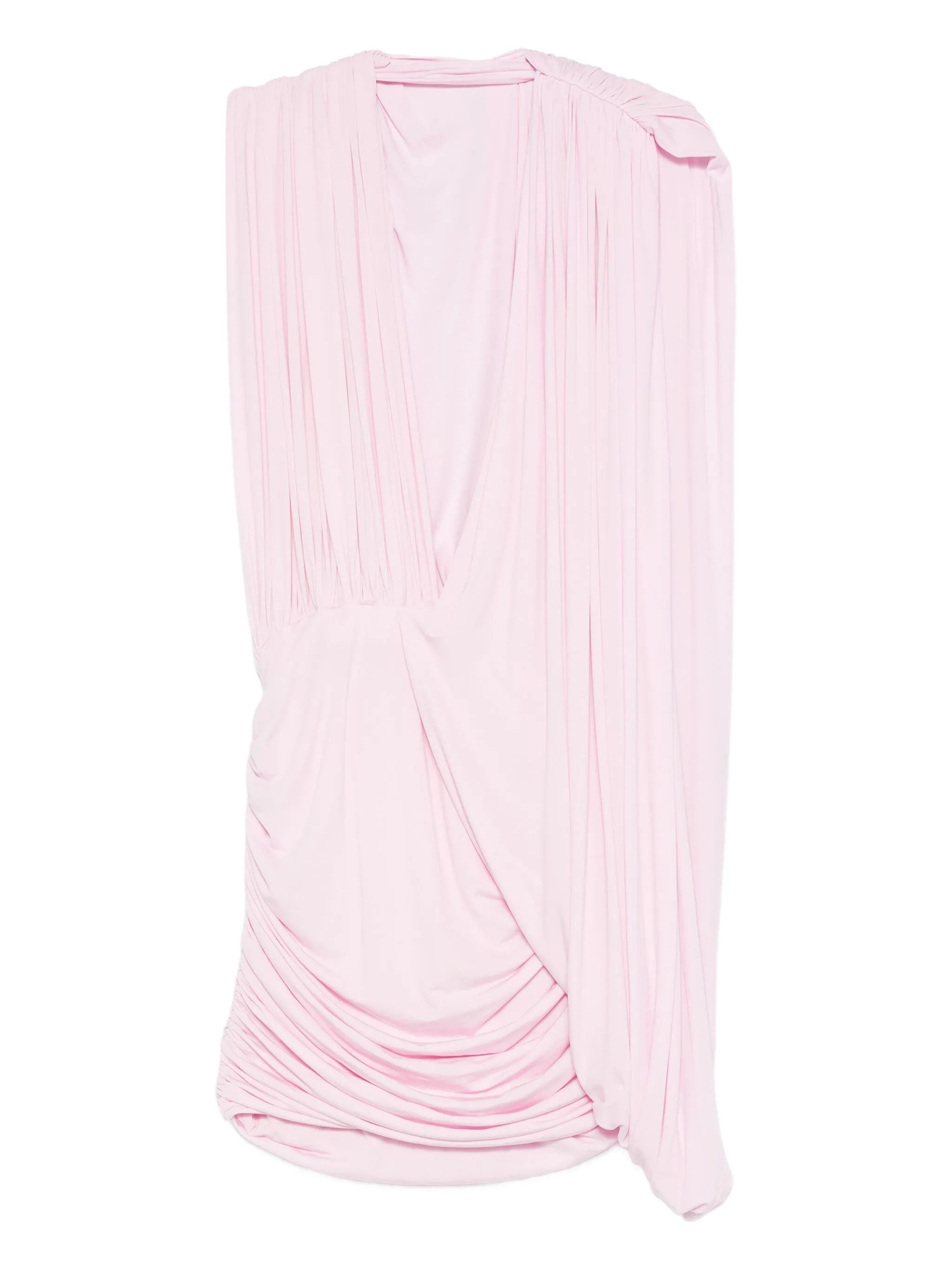 ruched-detail mini dress