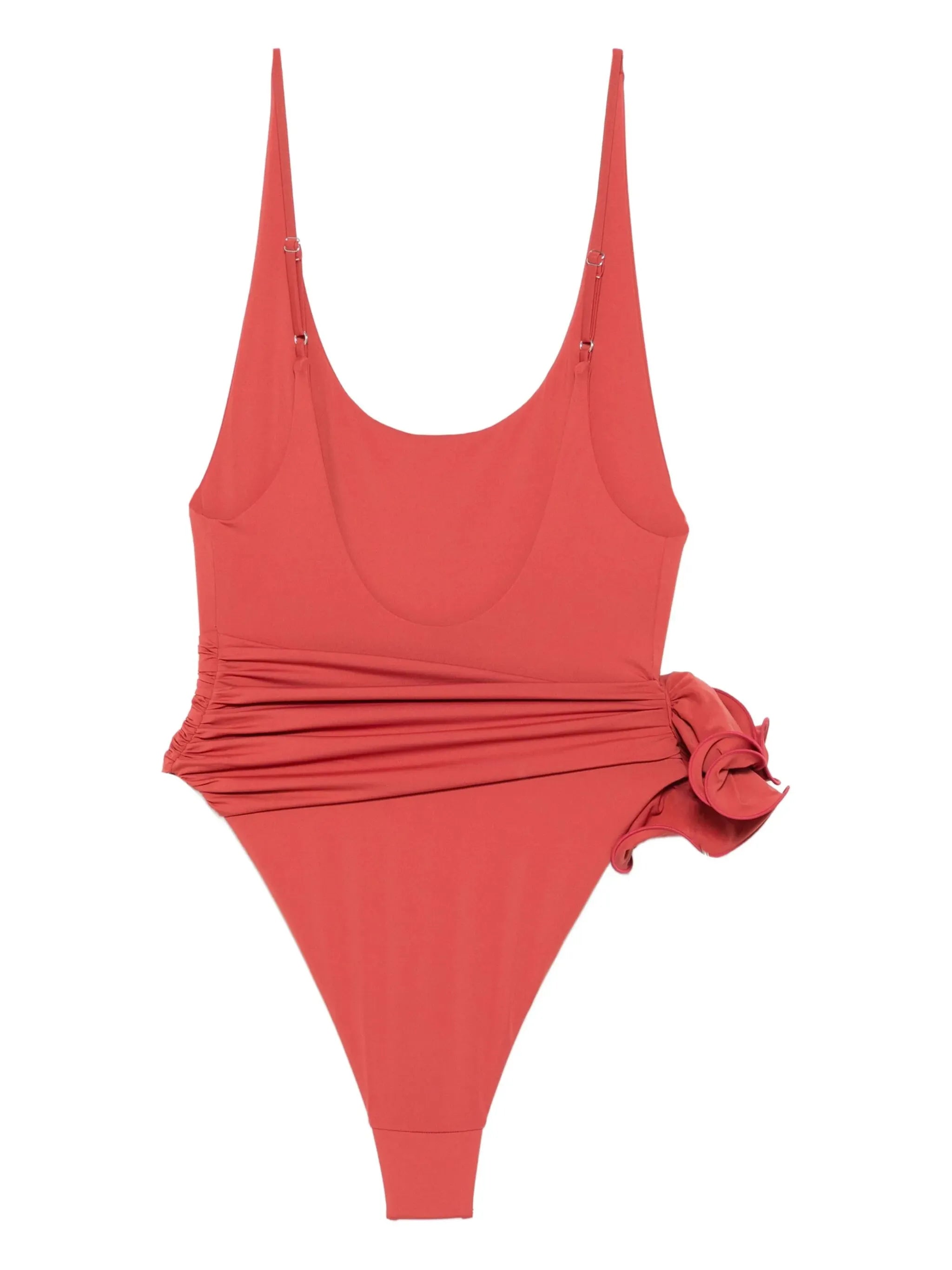 floral-appliqué swimsuit