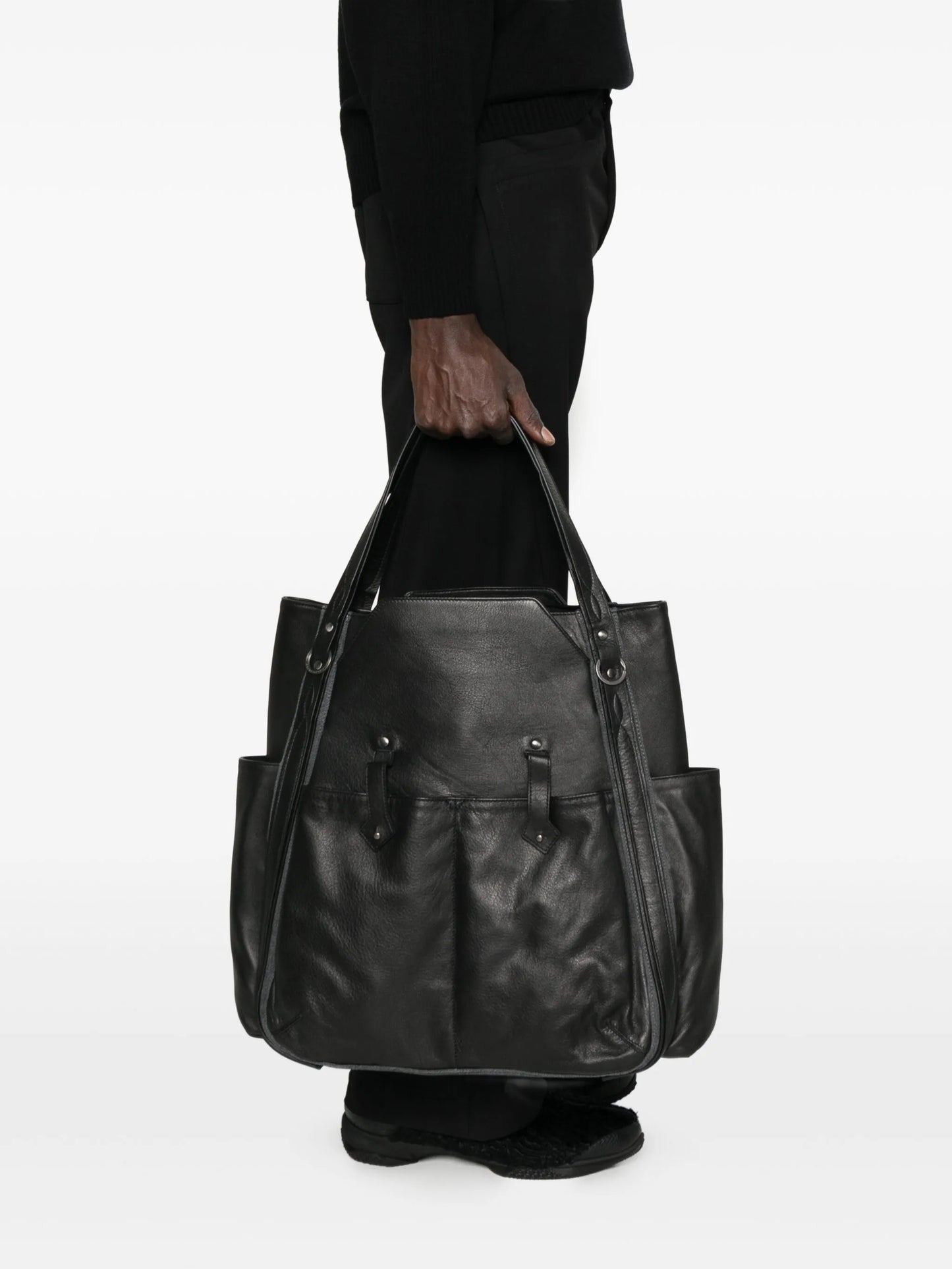 Inex nappa leather tote bag