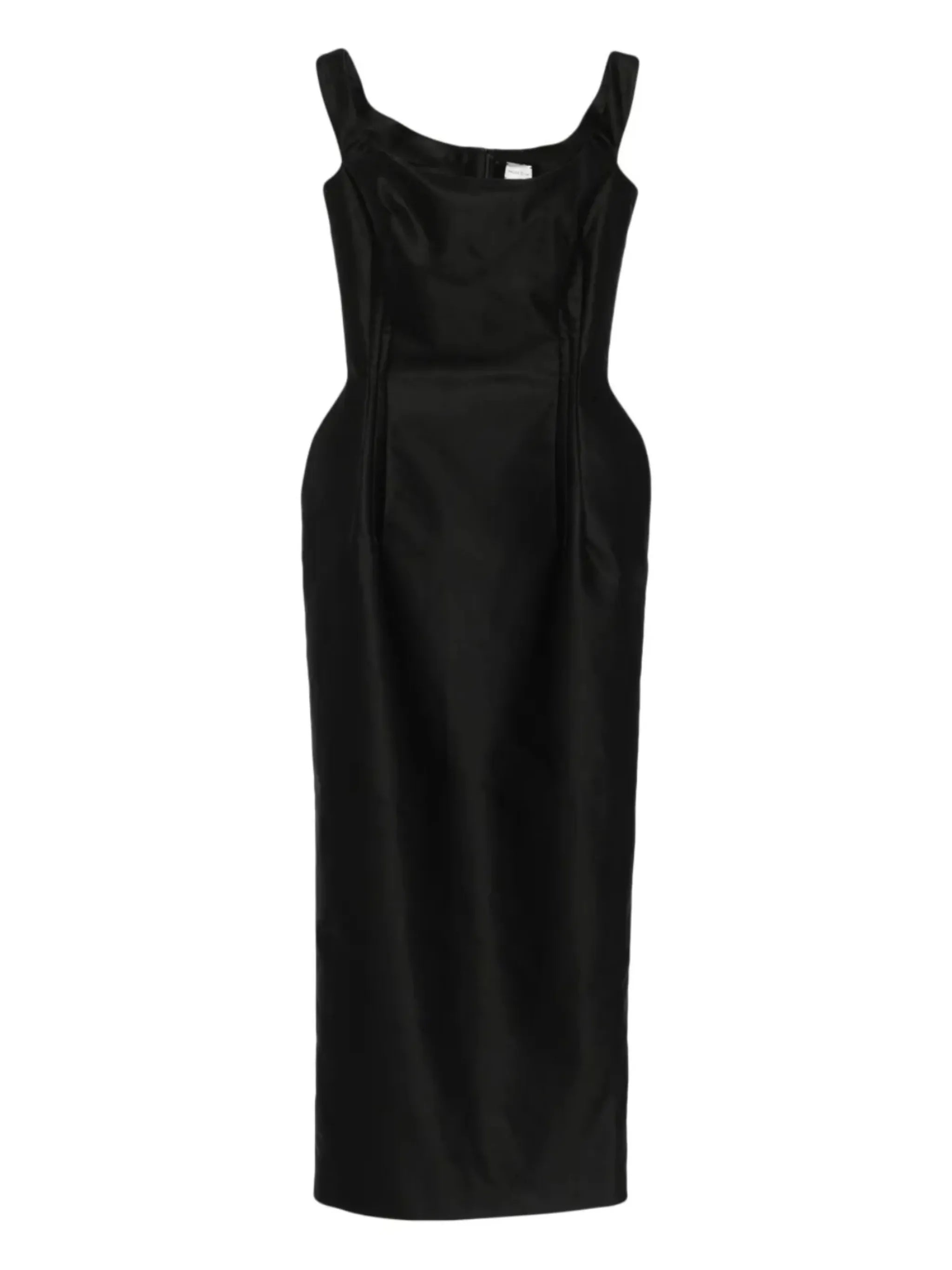 silk midi dress