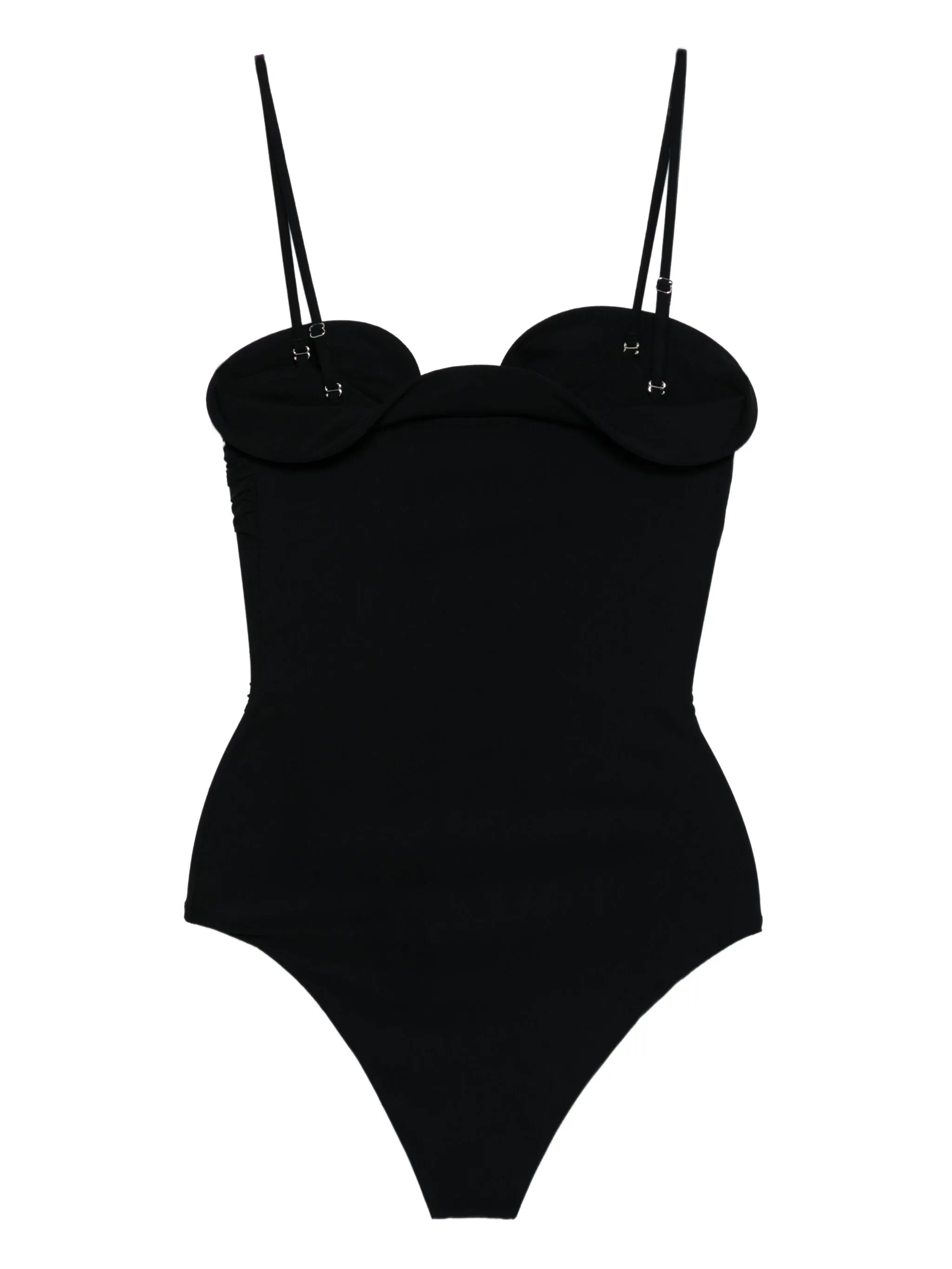 rose-embellished swimsuit