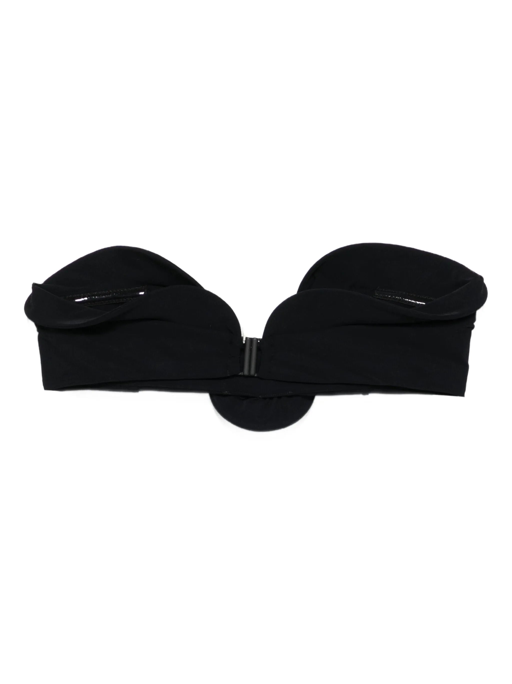 rose-appliqué bikini top