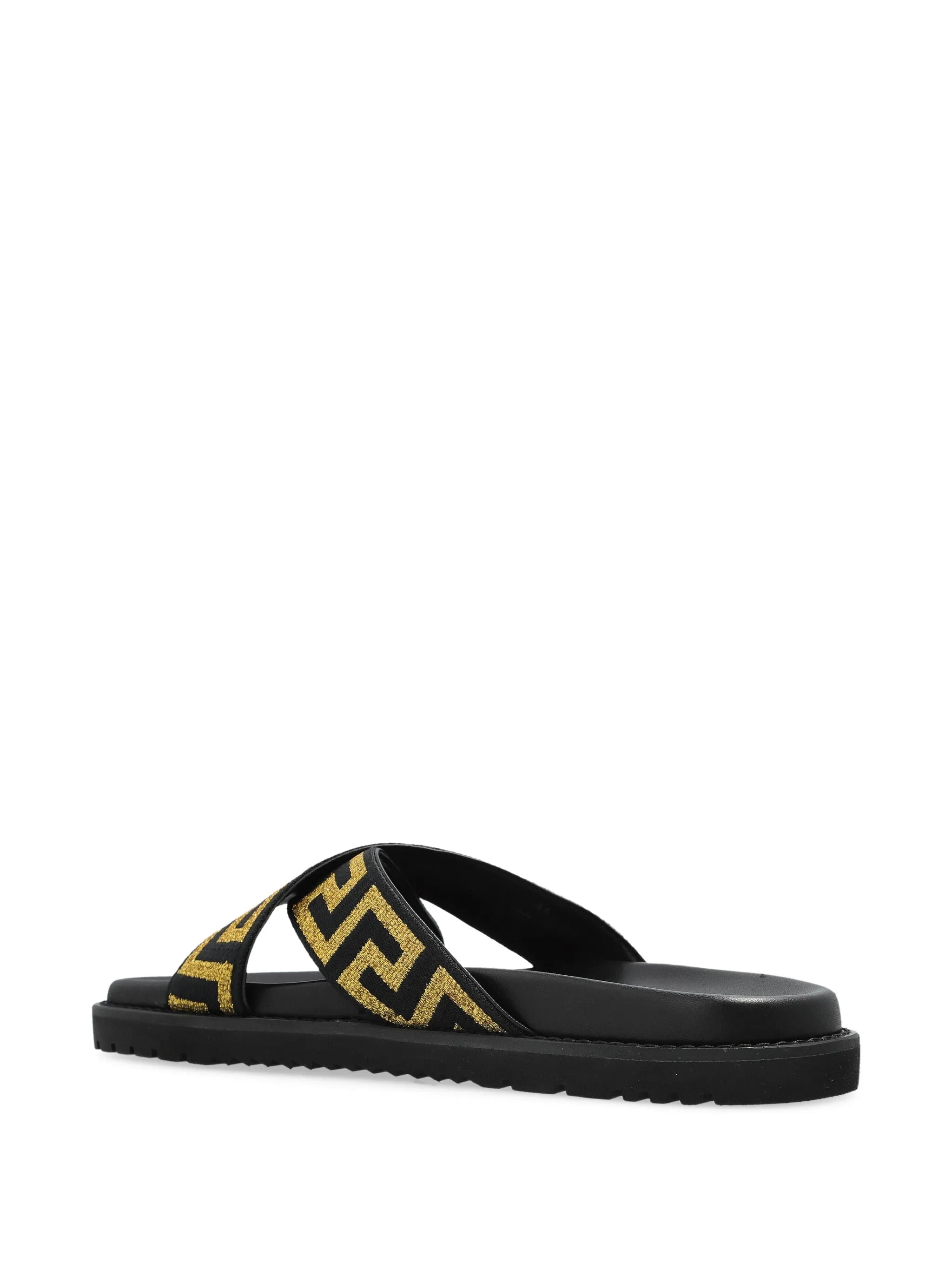 Greca-embellished slides