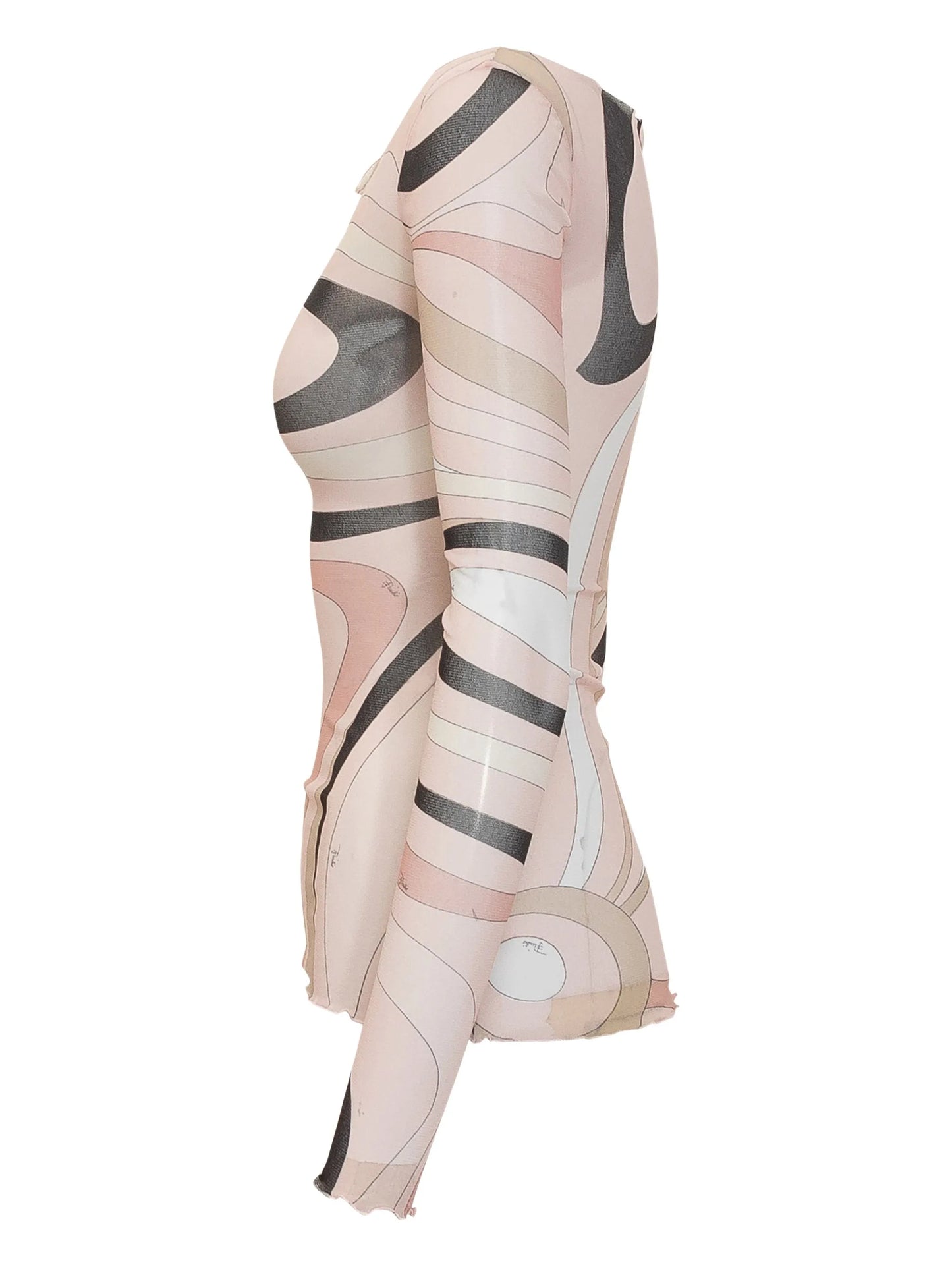 Marmo-print top