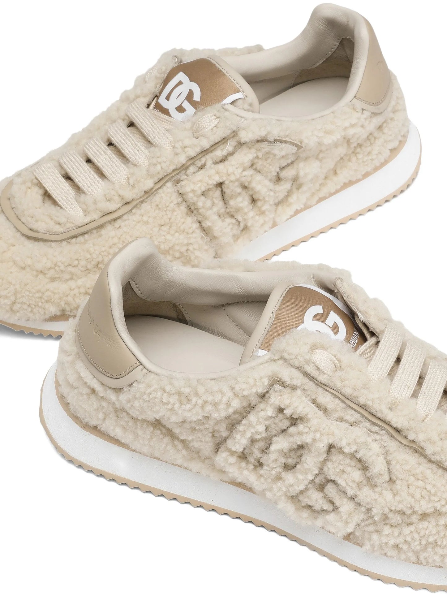 DG shearling sneakers