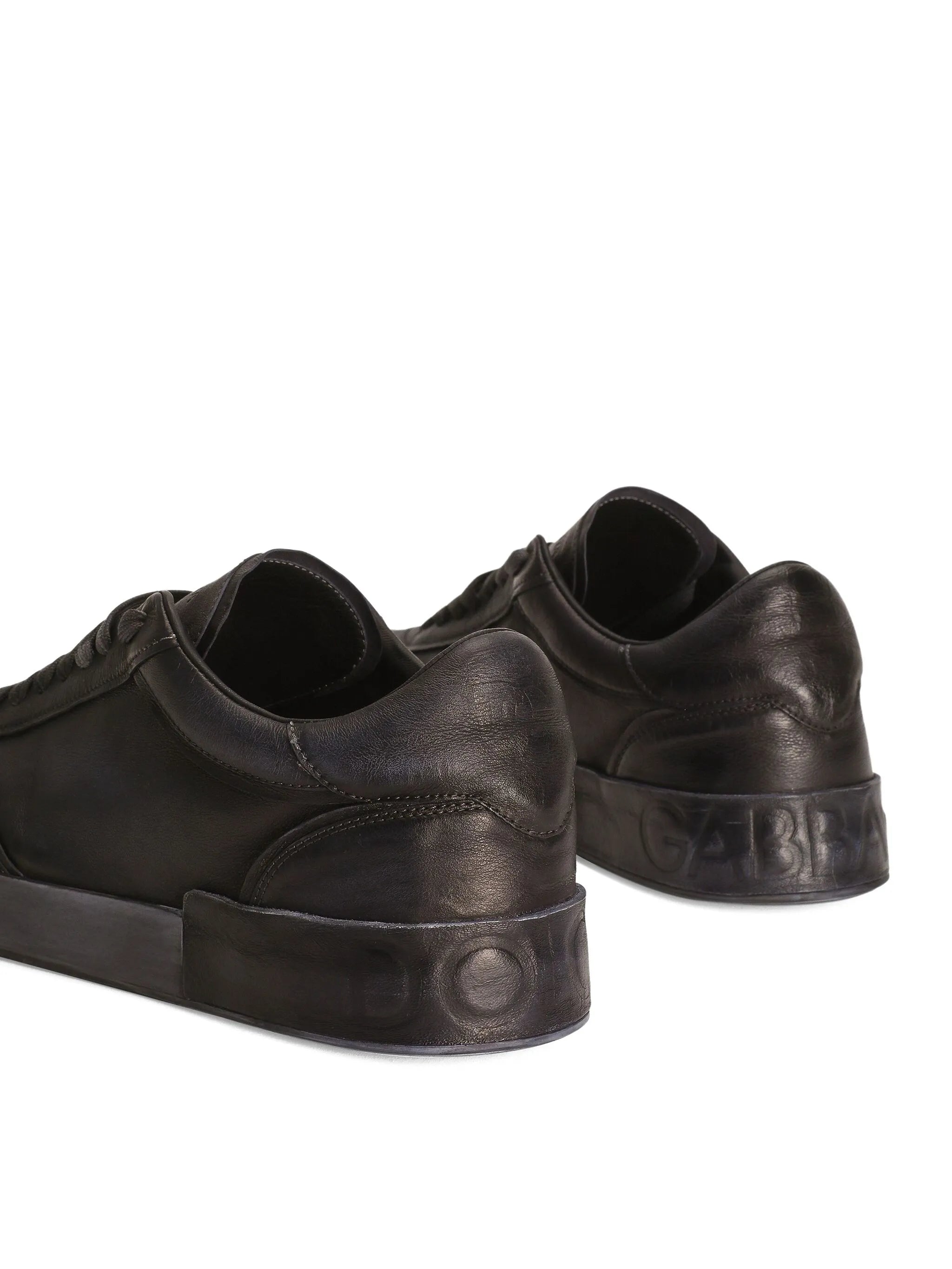 Portofino leather lace-up sneakers