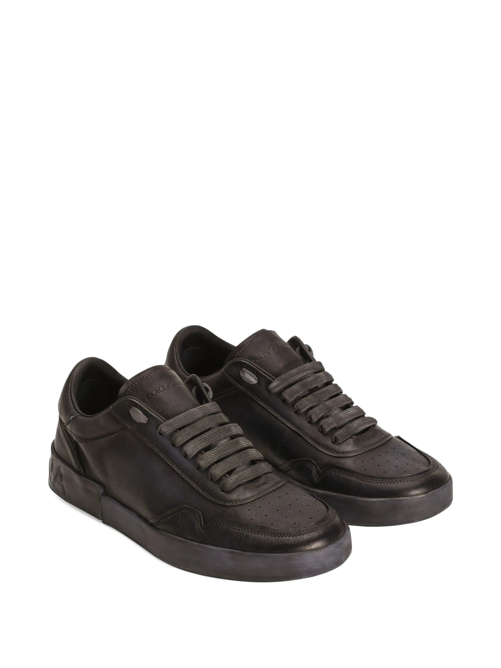Portofino leather lace-up sneakers