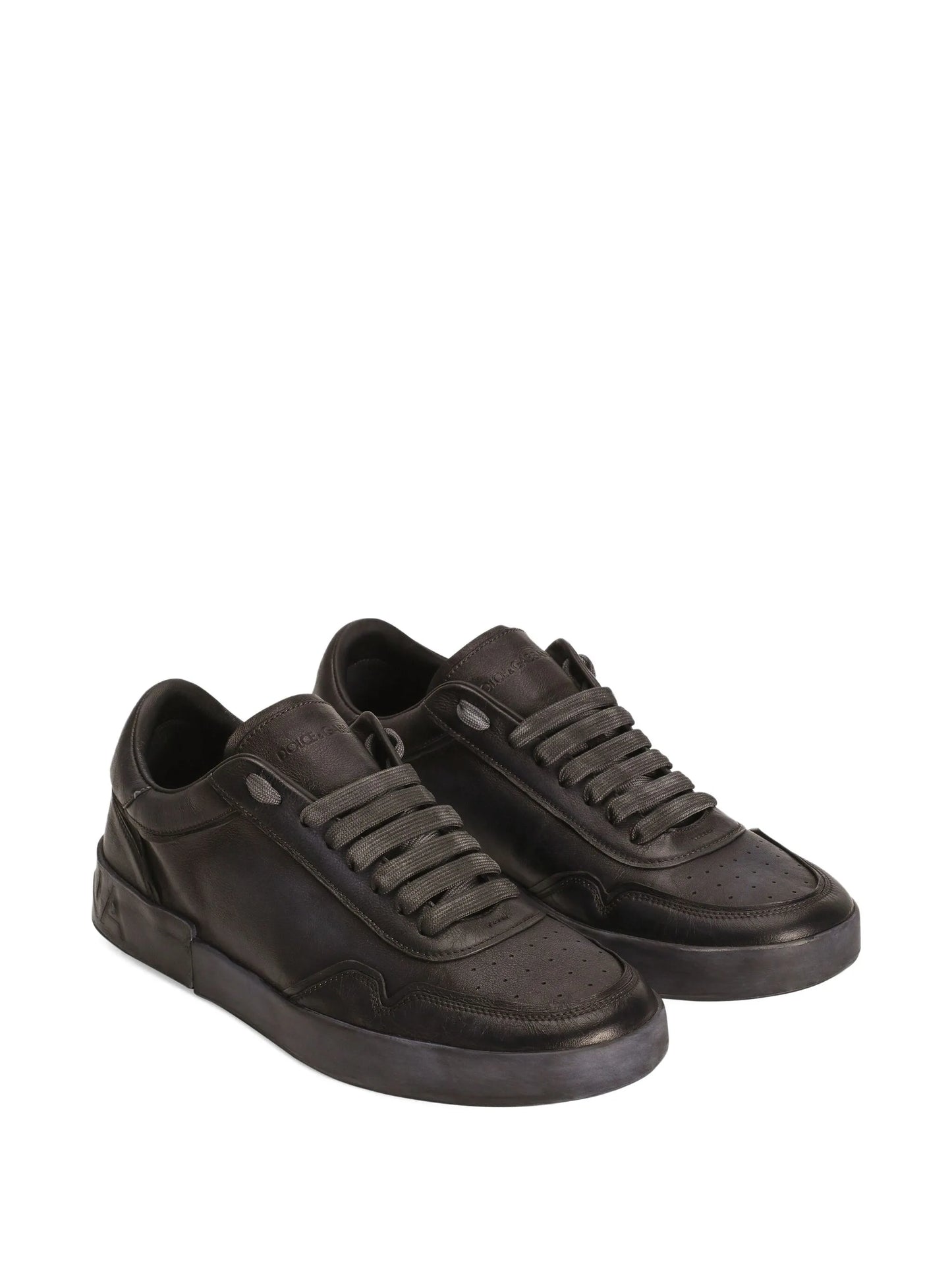 Portofino leather lace-up sneakers