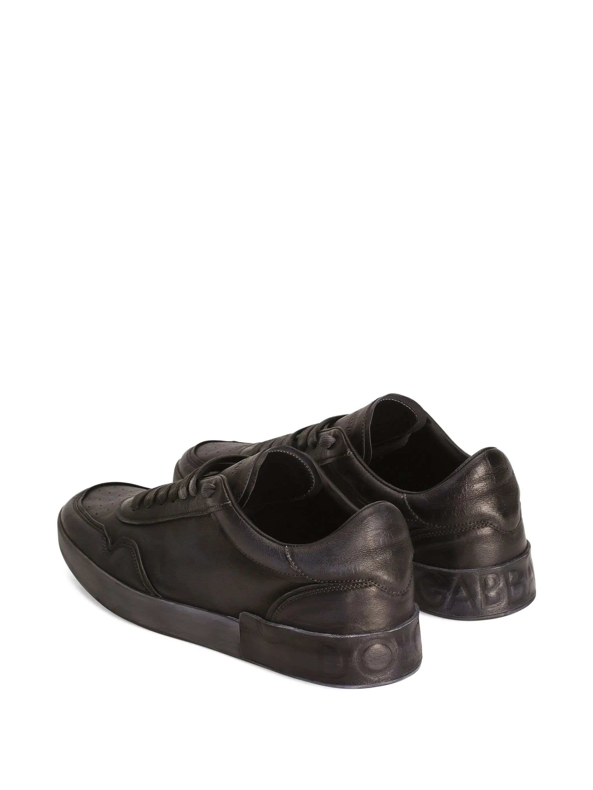 Portofino leather lace-up sneakers