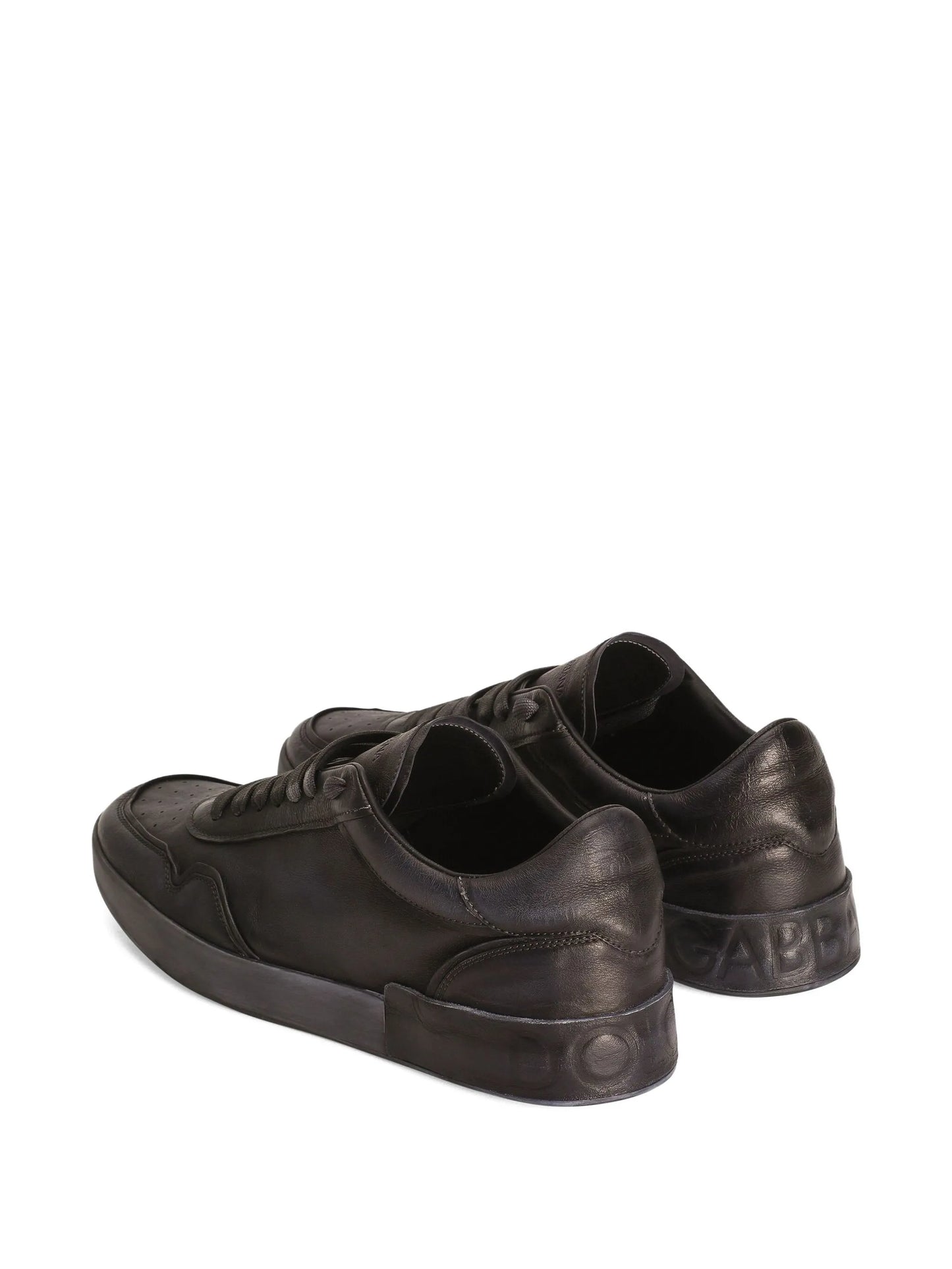 Portofino leather lace-up sneakers