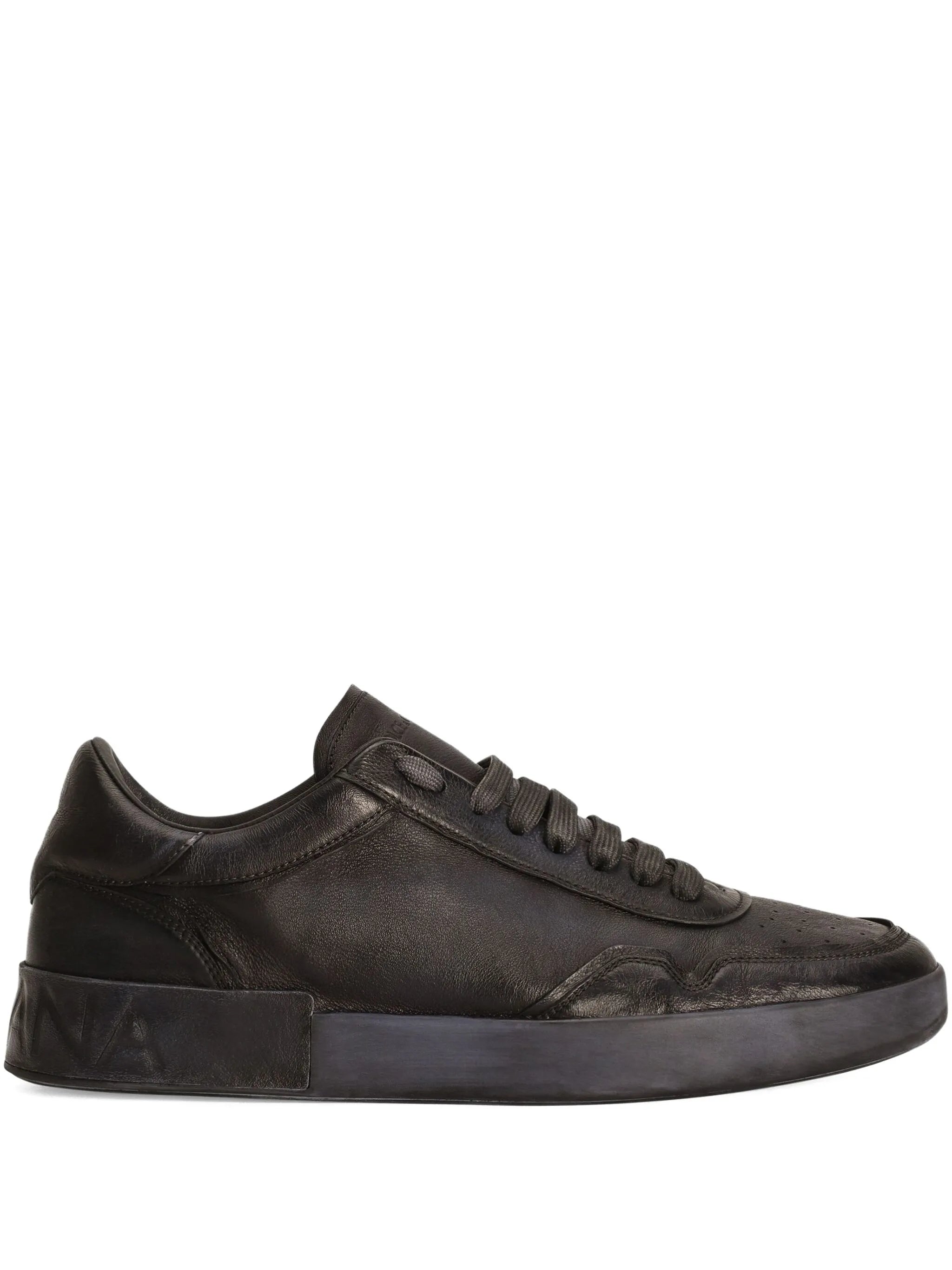 Portofino leather lace-up sneakers