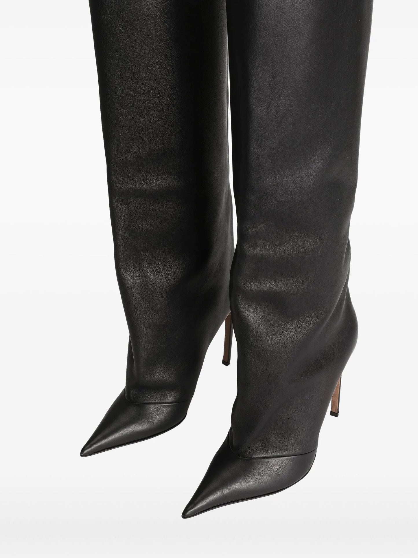 105mm Devotion knee-high pointed-toe boots