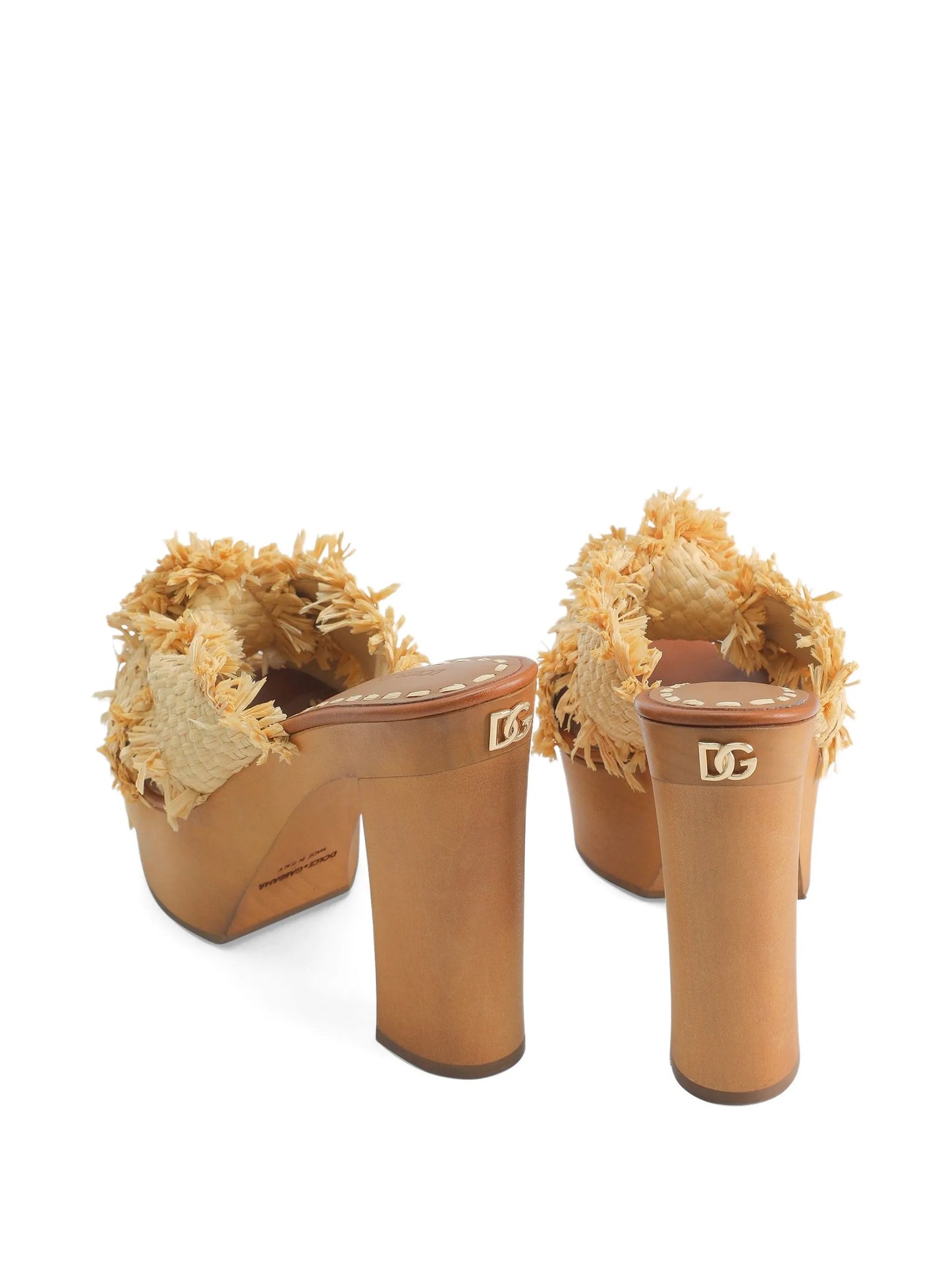 130mm frayed-detail sandals