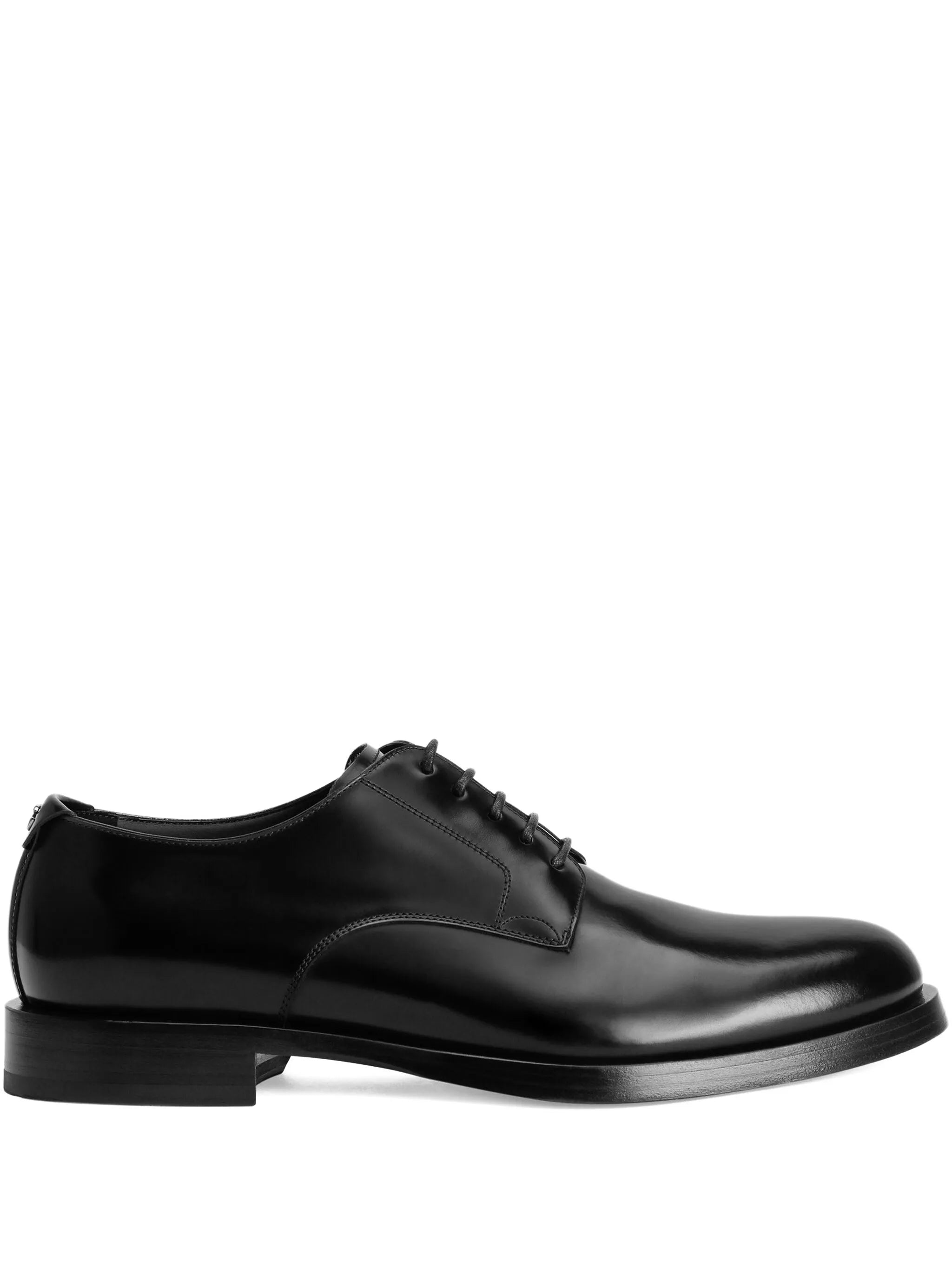 lace-up leather derby shoes