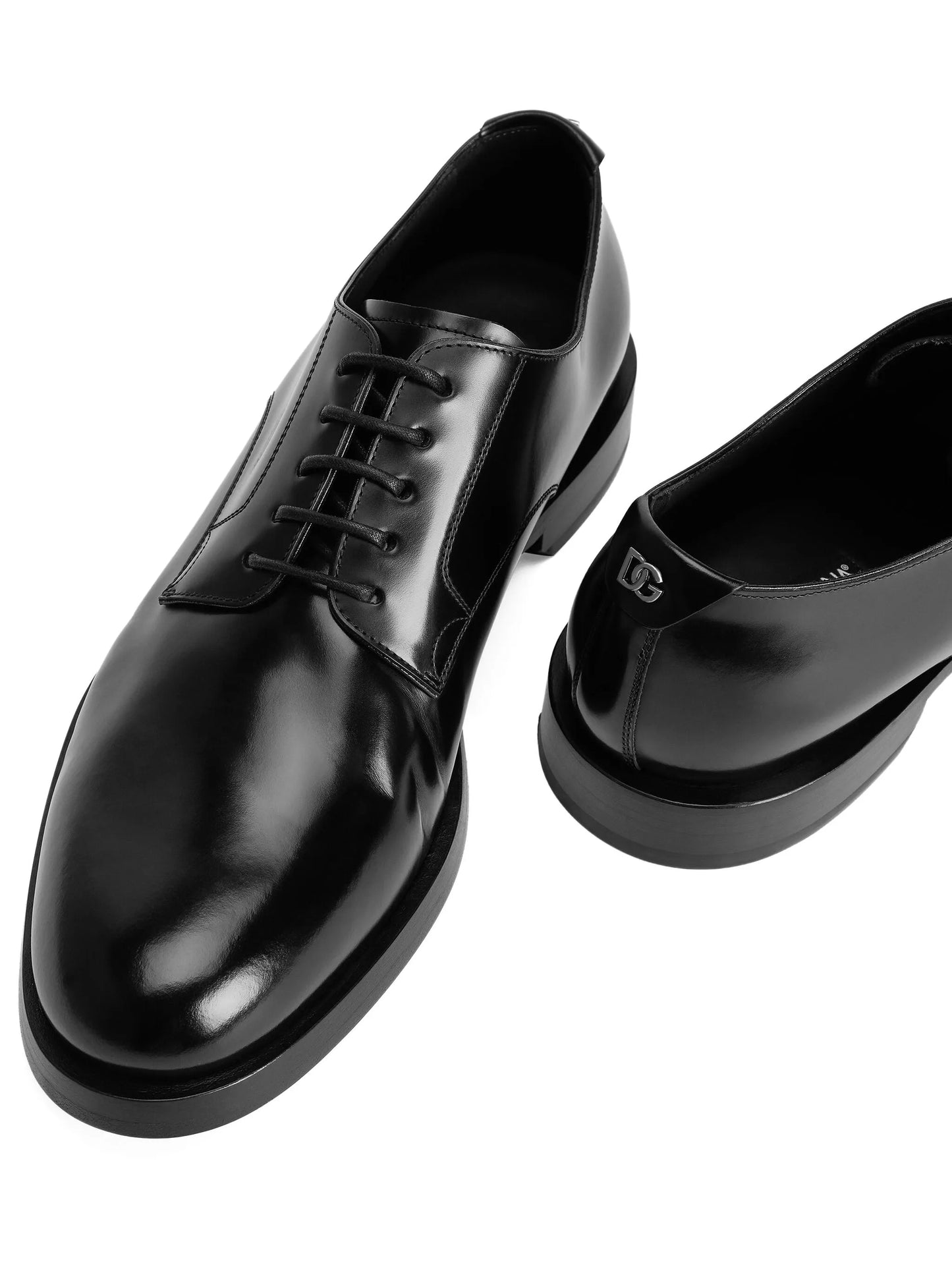 lace-up leather derby shoes
