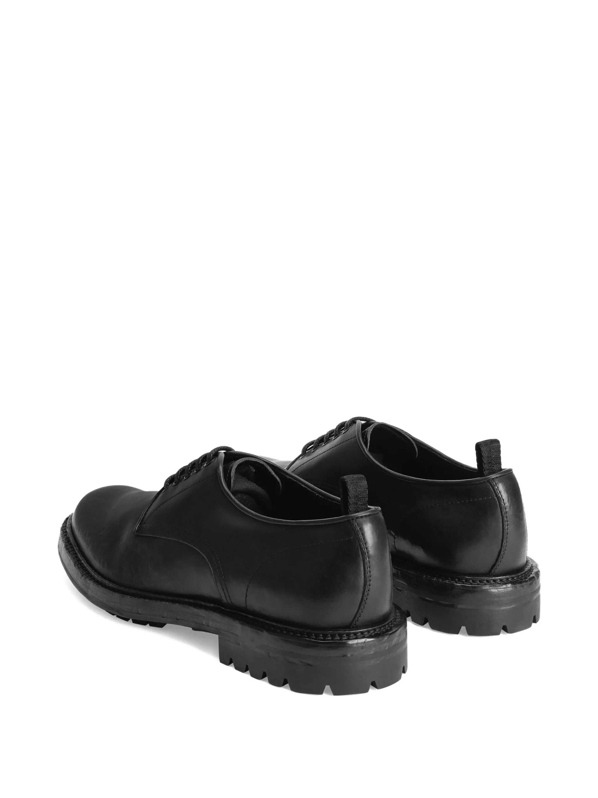 lace-up leather oxford shoes