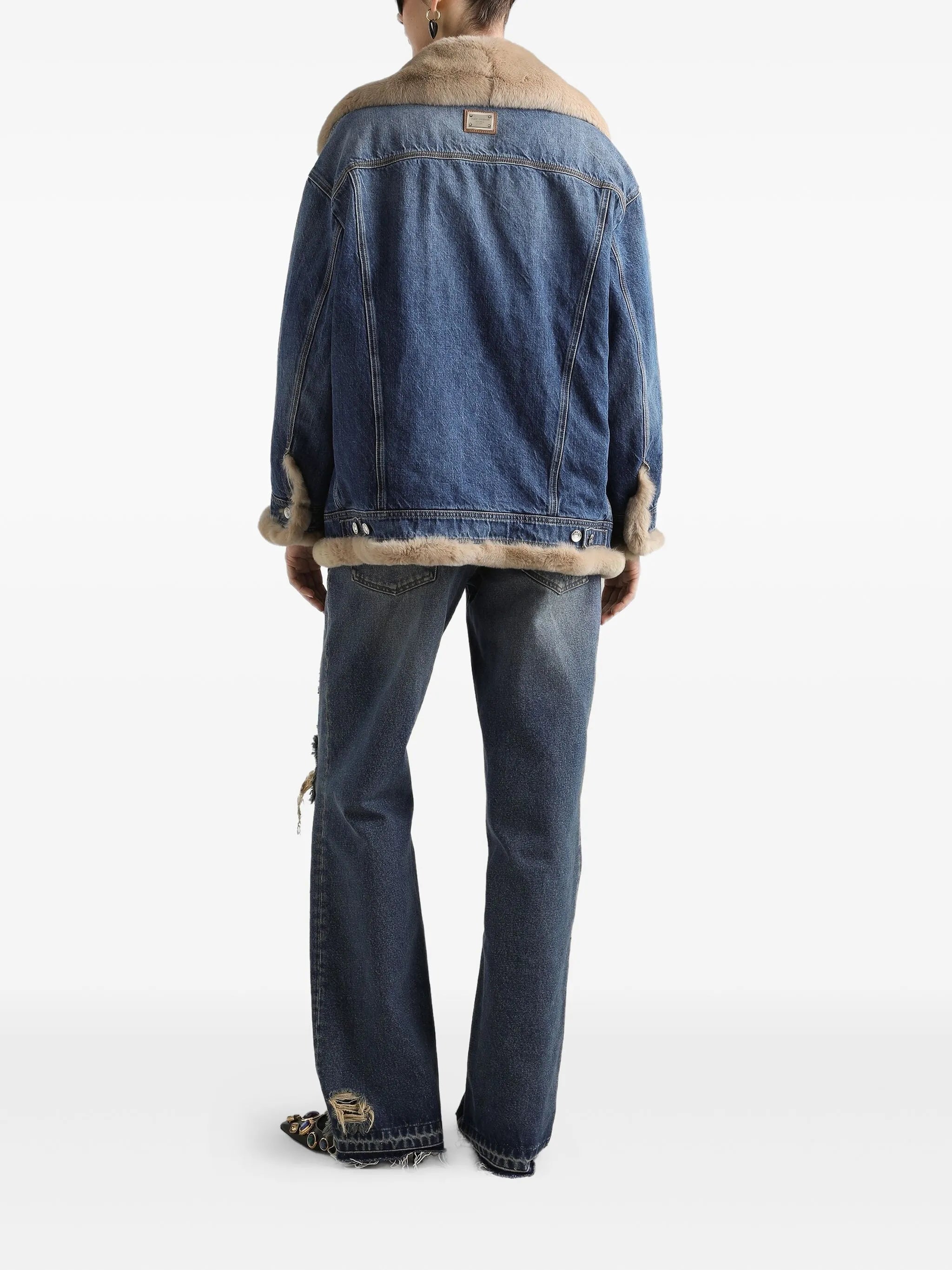 distressed jeans