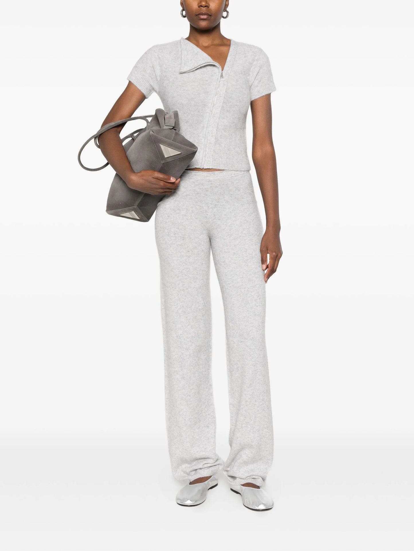 cashmere-blend trousers