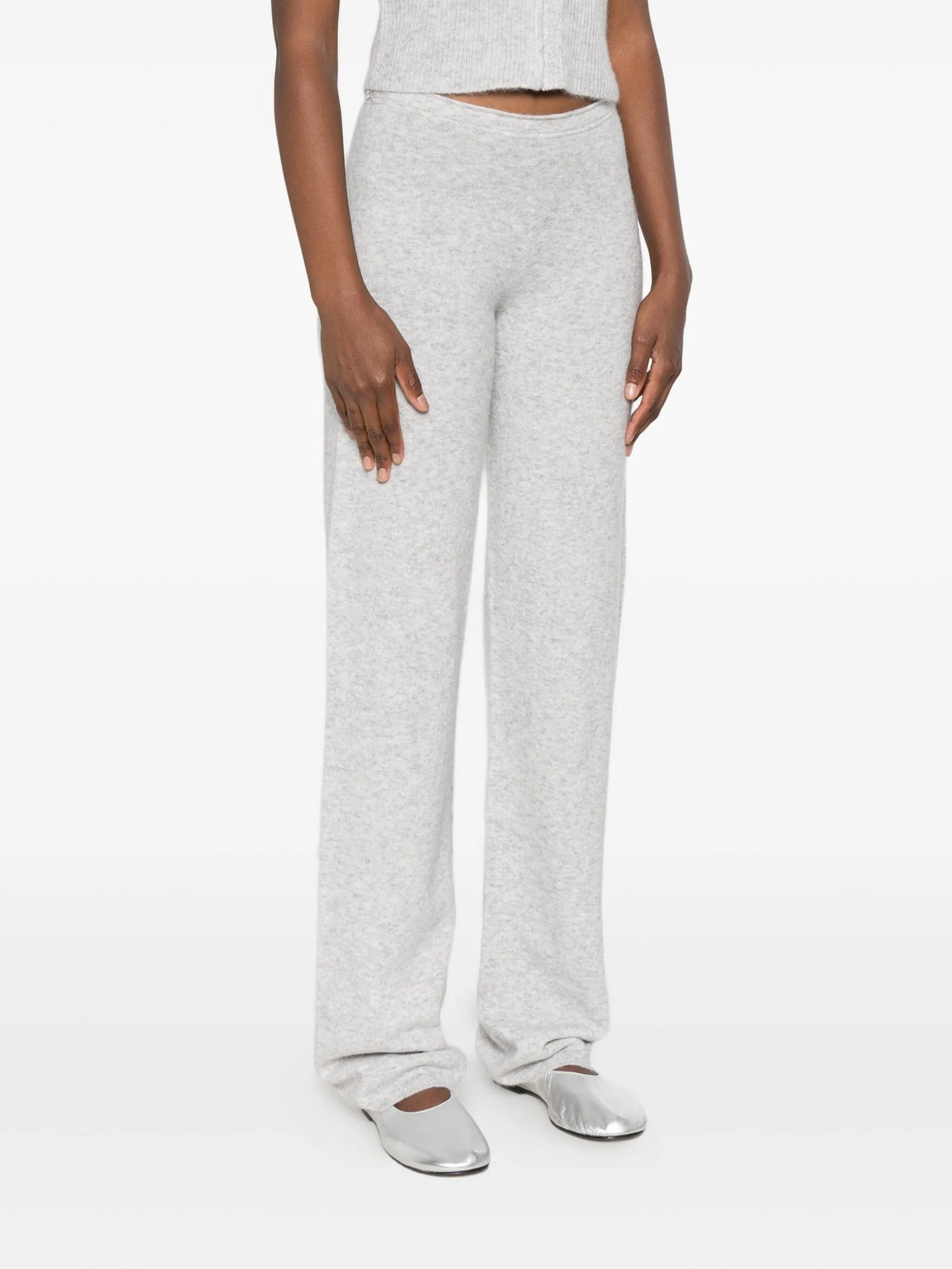 cashmere-blend trousers