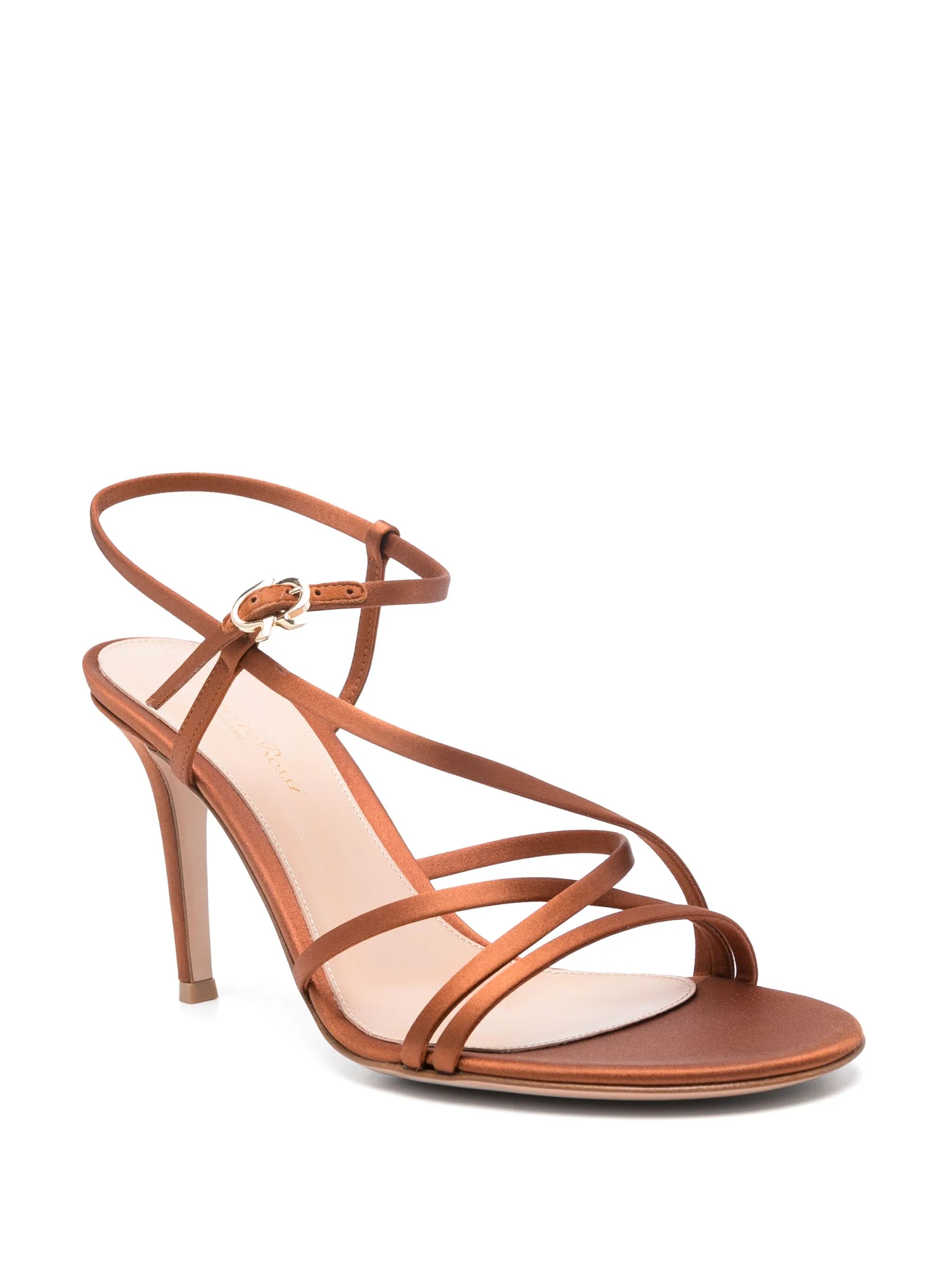 90mm satin sandals