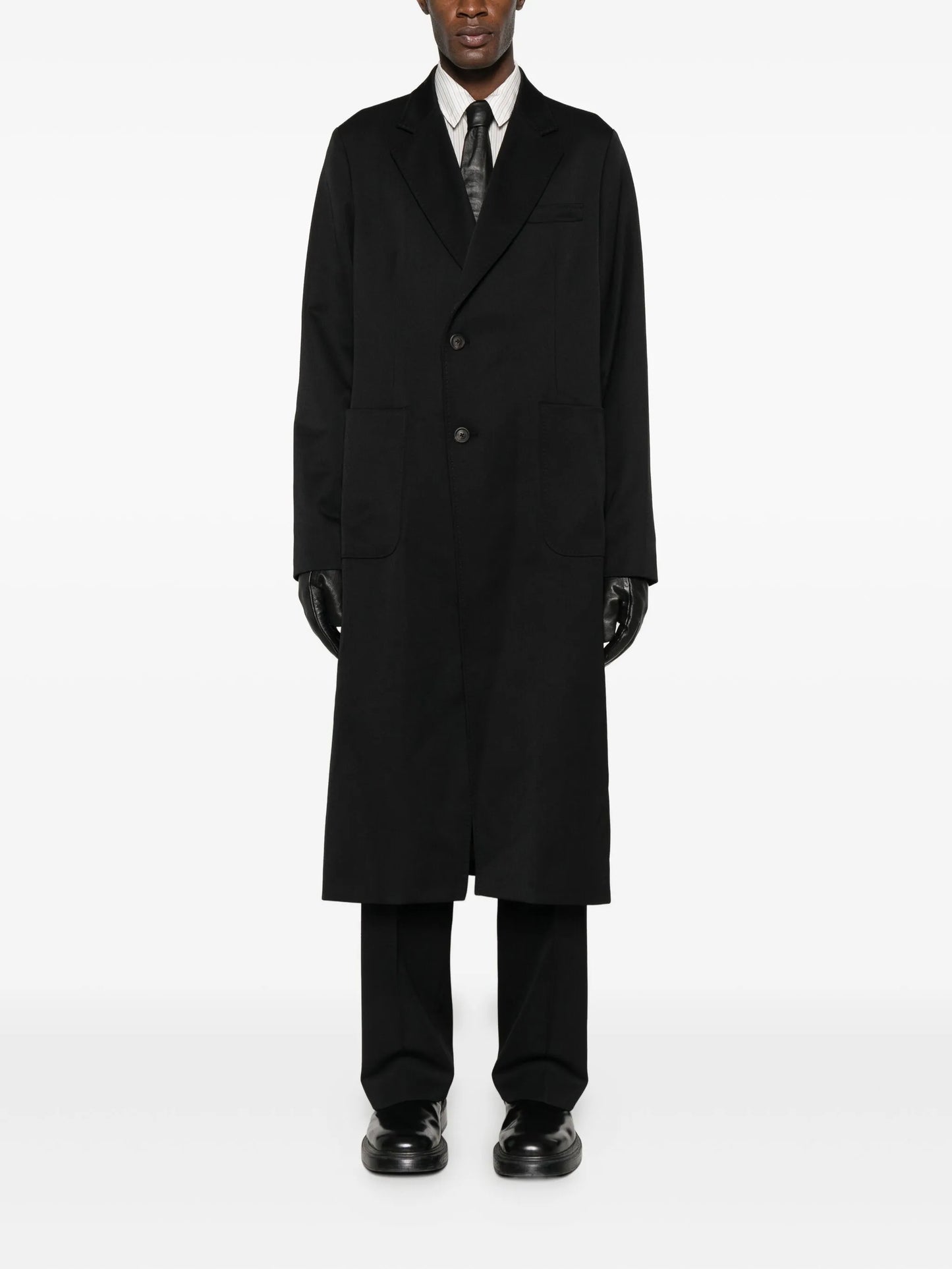 single-breasted coat